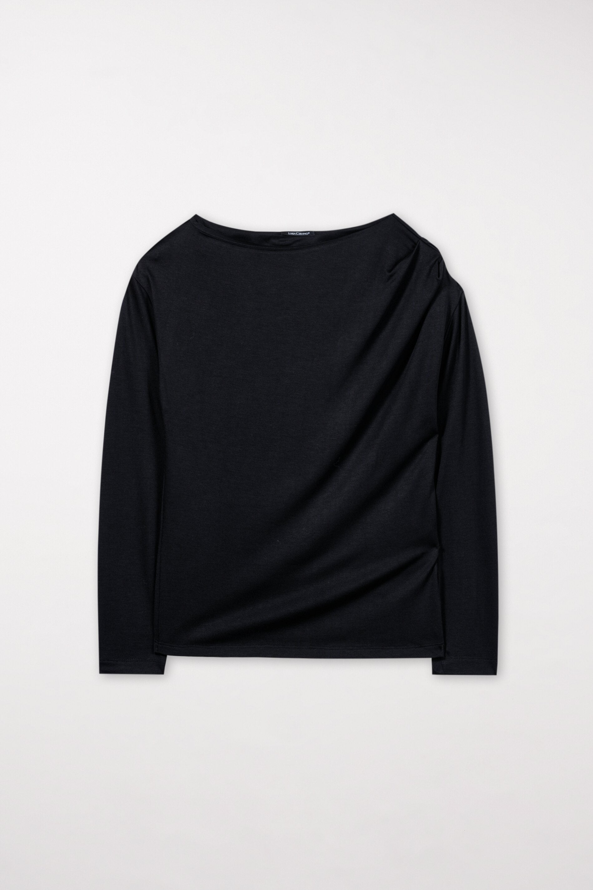 Off-Shoulder-Shirt - black - Standard | Artikel Front