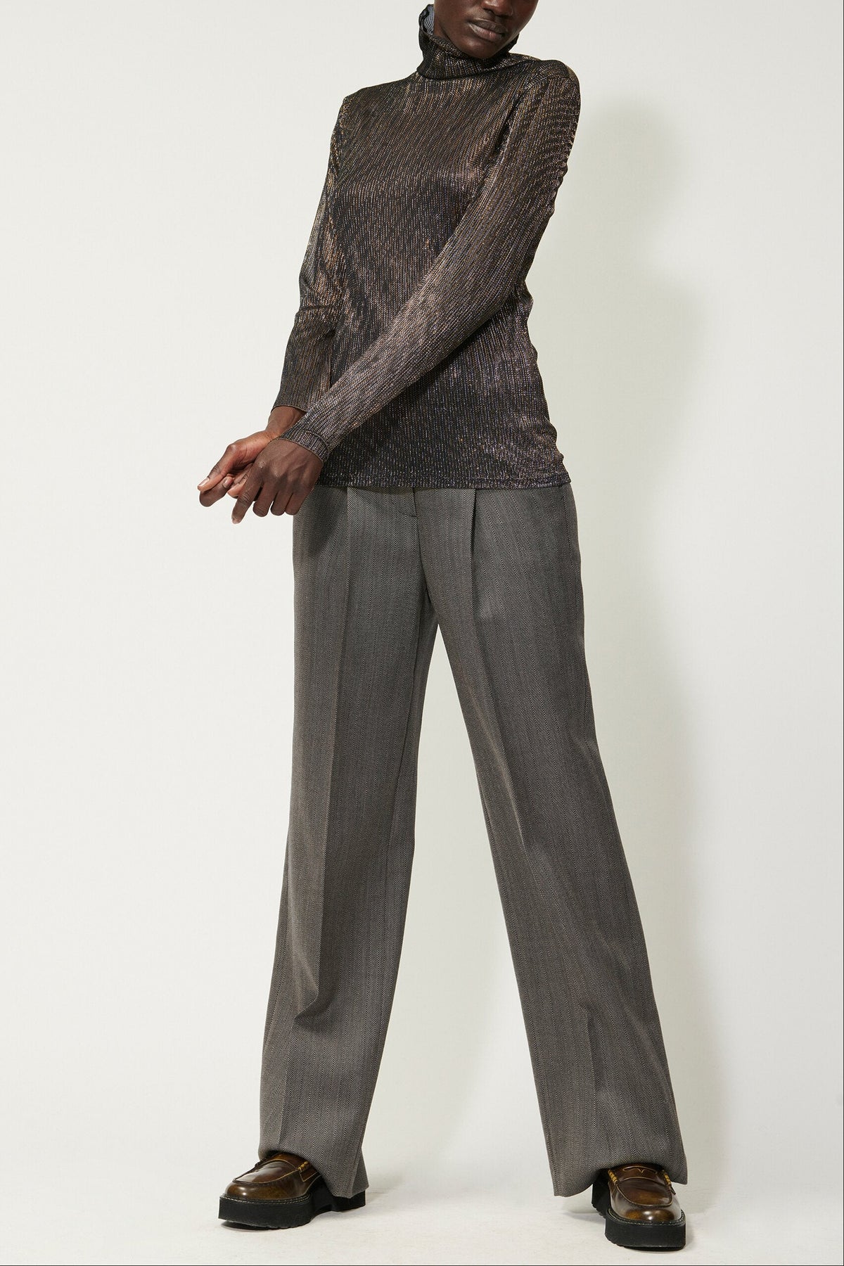 Lamé-Shirtrolli - the lame fancy - Standard | Model Front