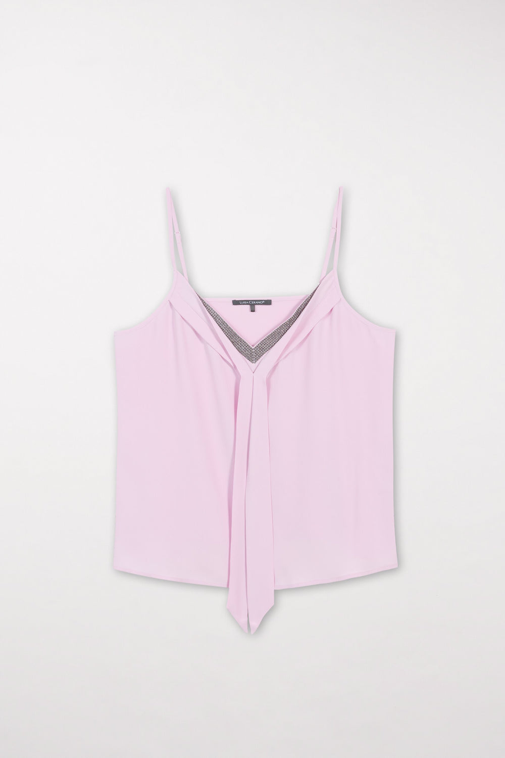 Camisole-Top aus Seiden-Mix - faded lavender - Standard