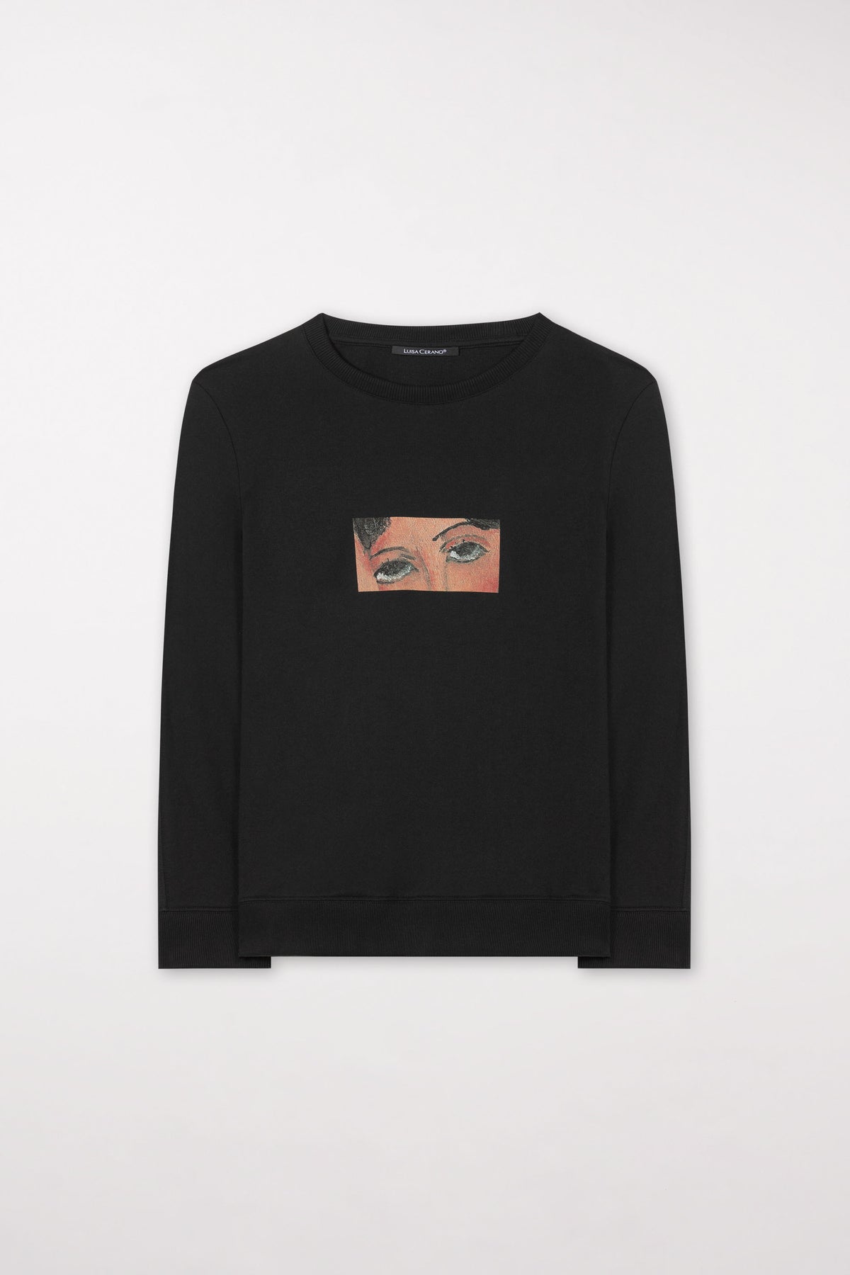 Sweater mit Modigliani-Print - black - Standard | Artikel Front