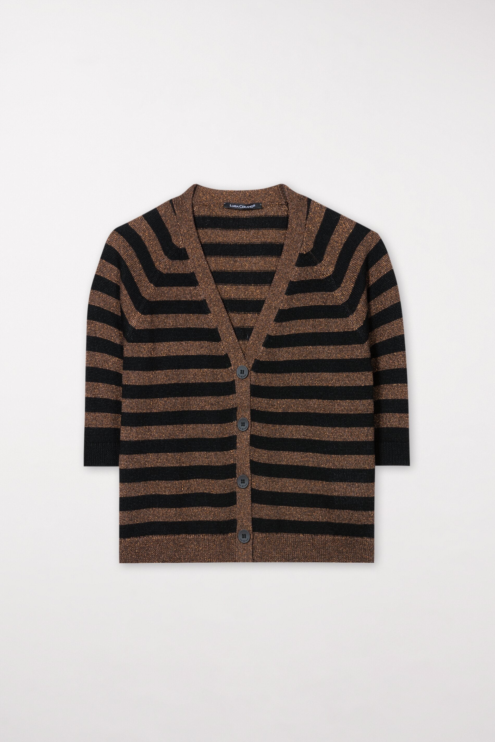 Cardigan mit Streifen - multi - Standard | Artikel Front