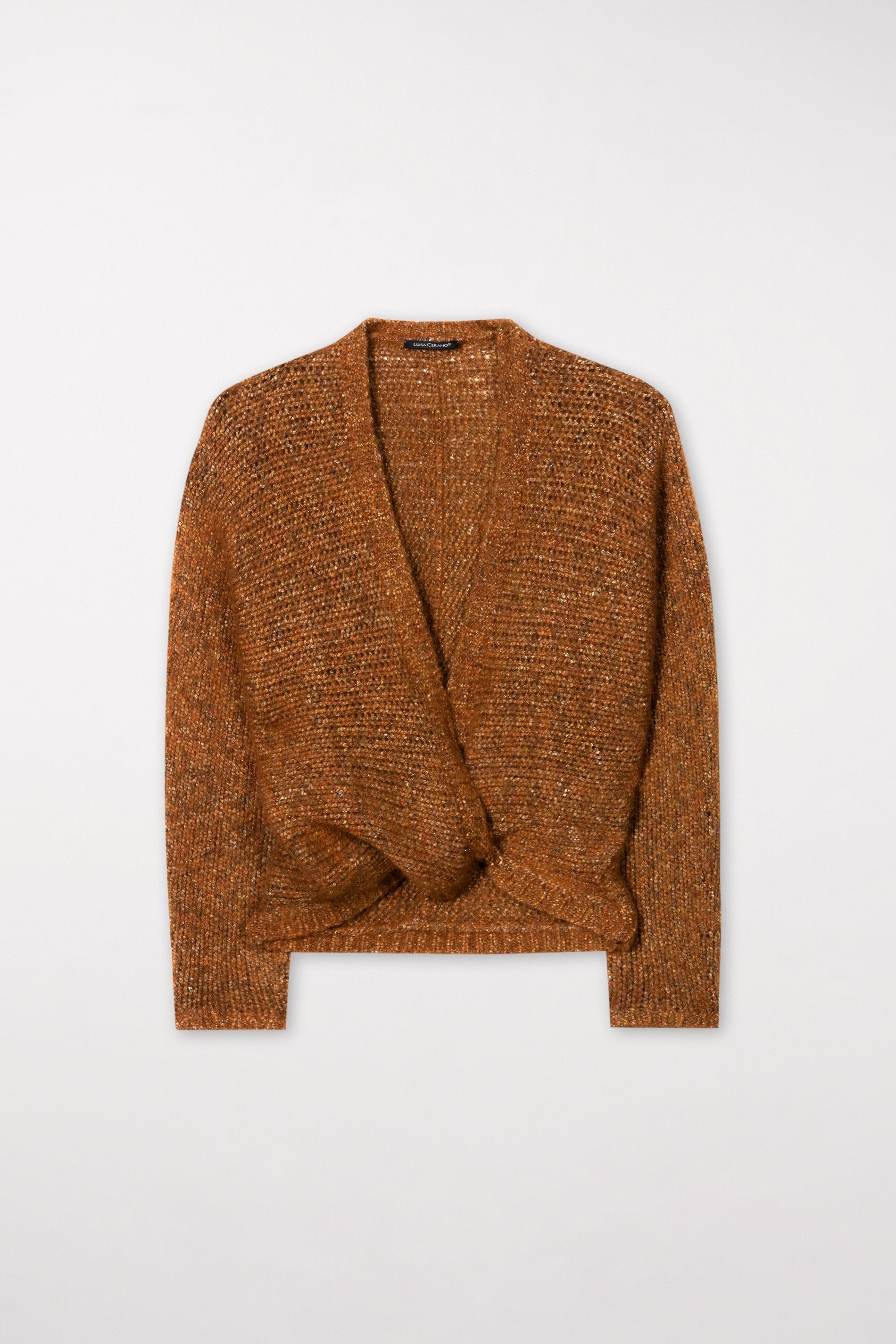 Cardigan in Parallelo-Optik - kurkuma - Standard | Artikel Front