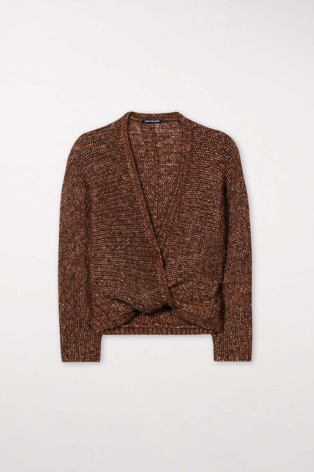 Cardigan à effet Parallelo - noisette - Standard