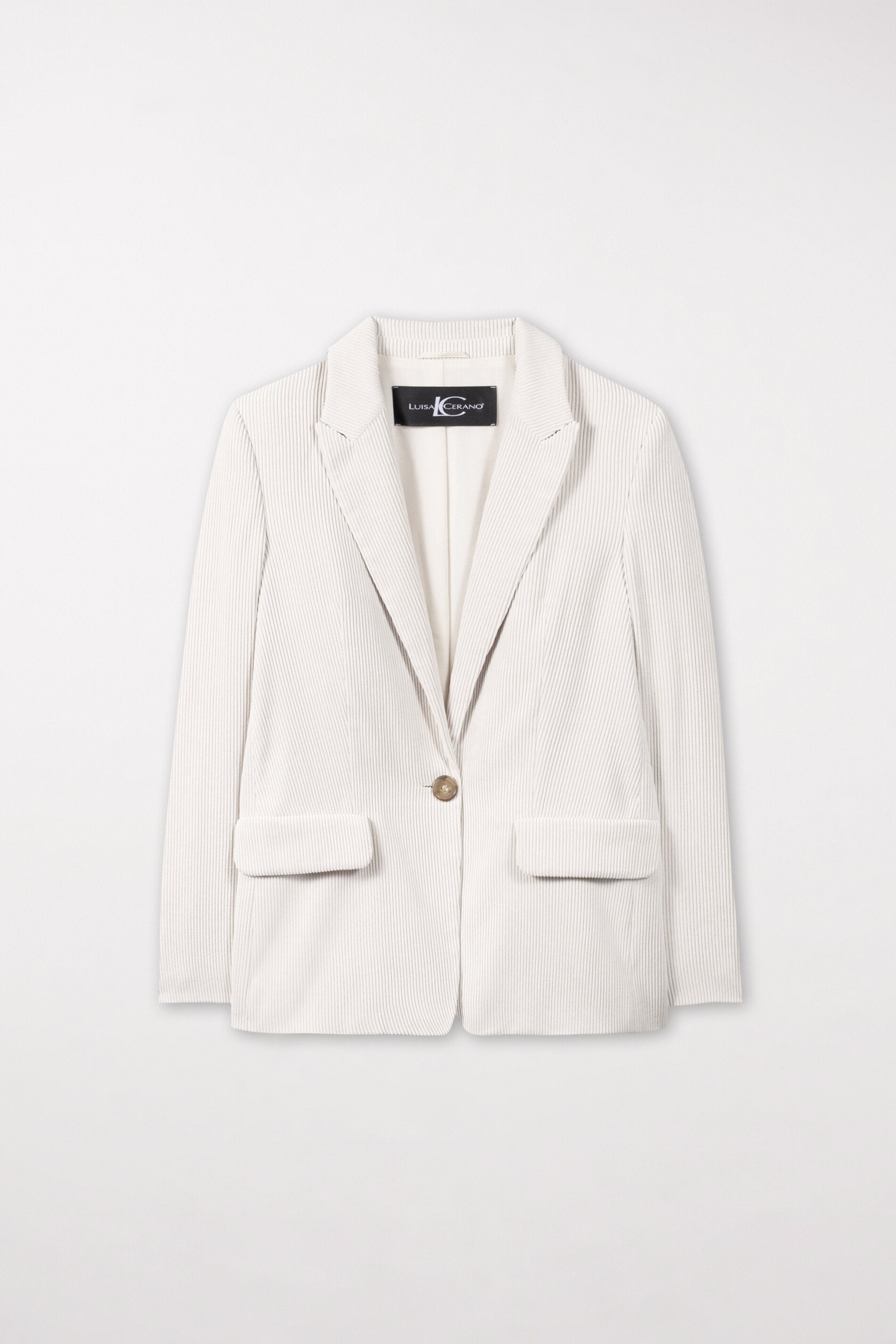 Ein-Knopf-Cordblazer - eggshell - Standard | Artikel Front