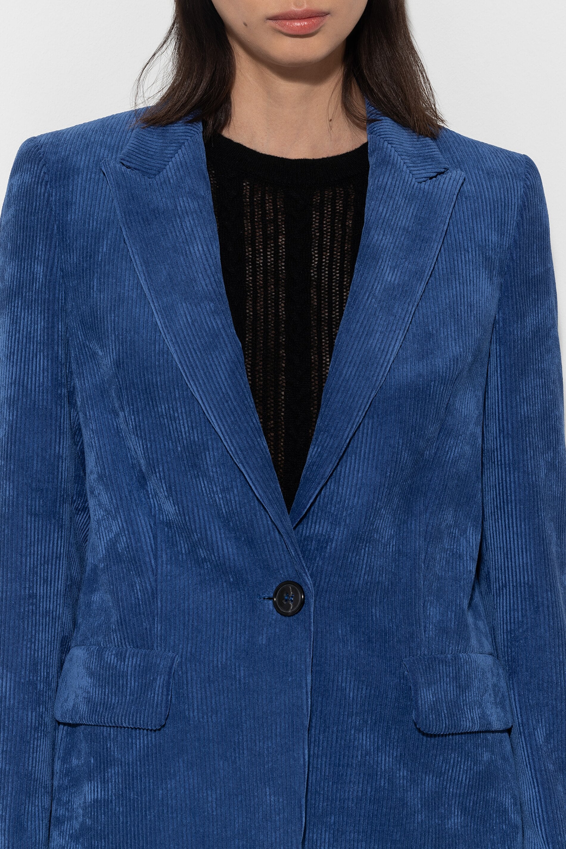 Ein-Knopf-Cordblazer - deep blue - Standard | Model Detail