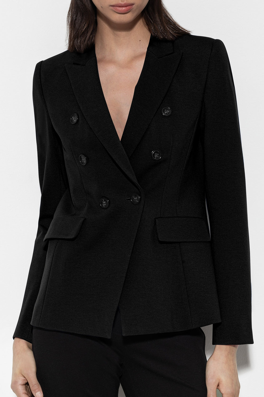 Blazer aus Punto-Milano - black - Standard