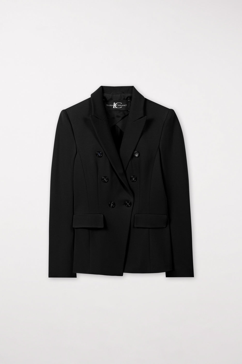 Blazer aus Punto-Milano - black - Standard