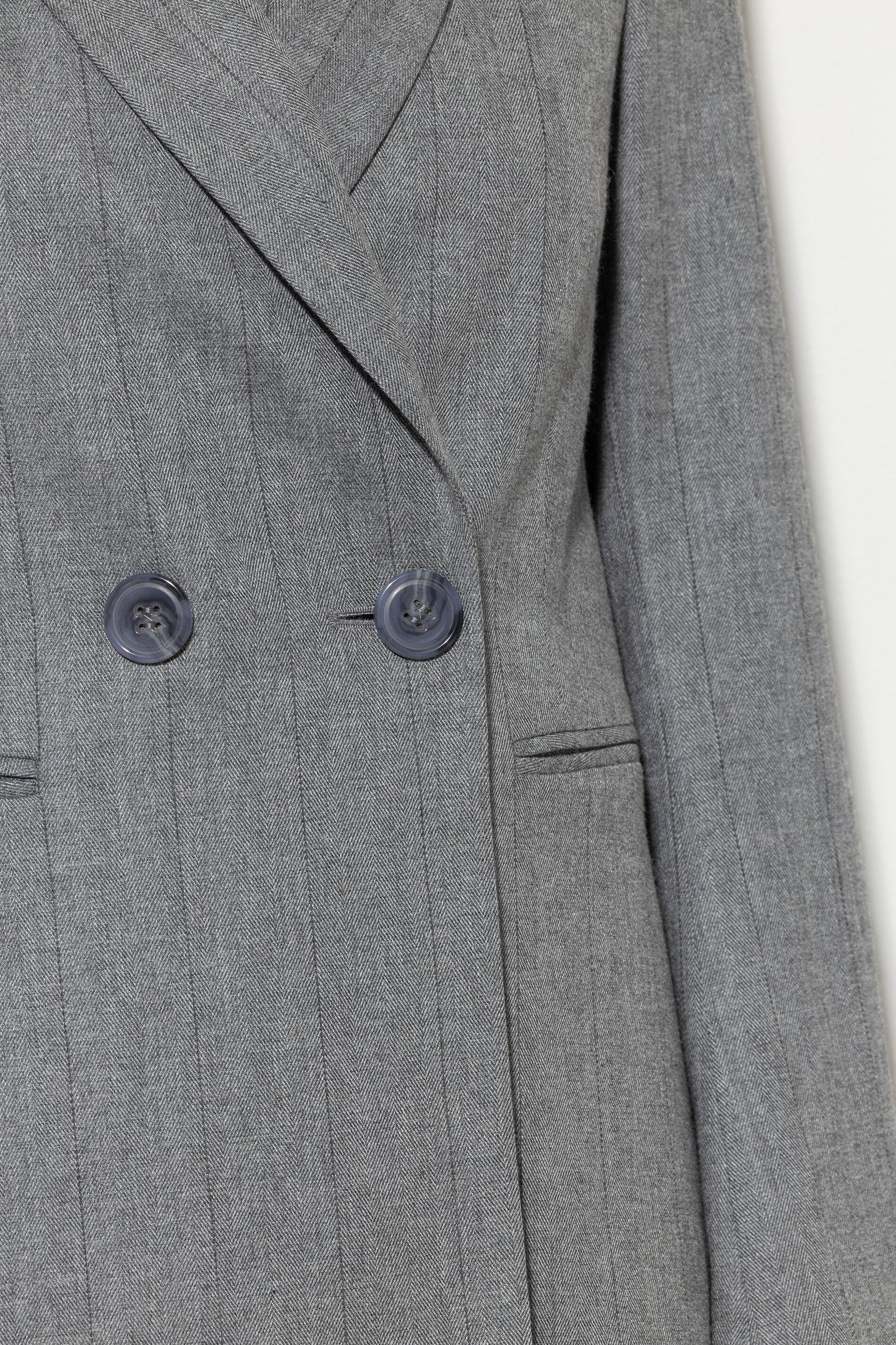 Fischgrat-Blazer - heather grey - Standard | Model Detail