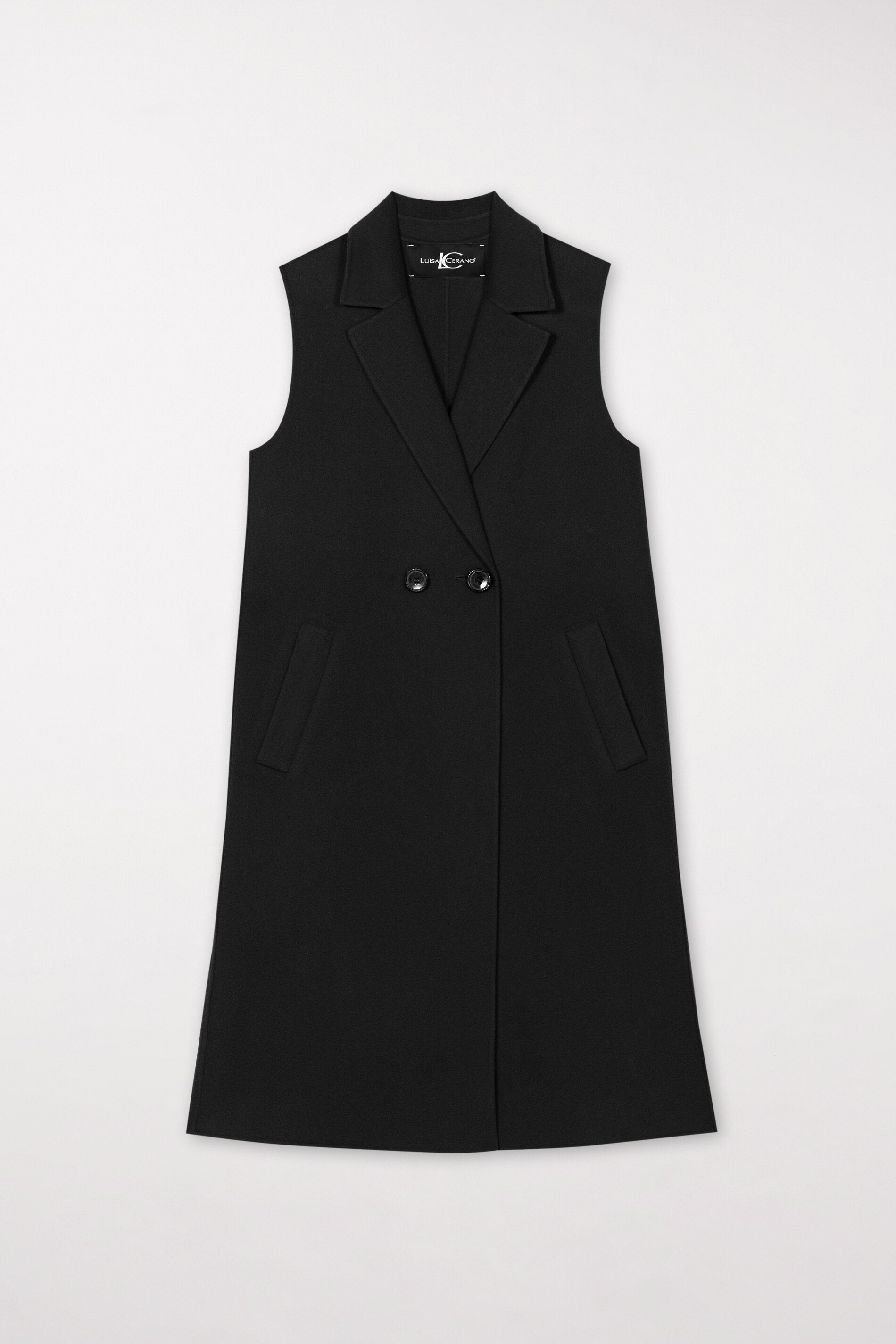 Doubleface-Mantelweste - black - Standard | Artikel Front