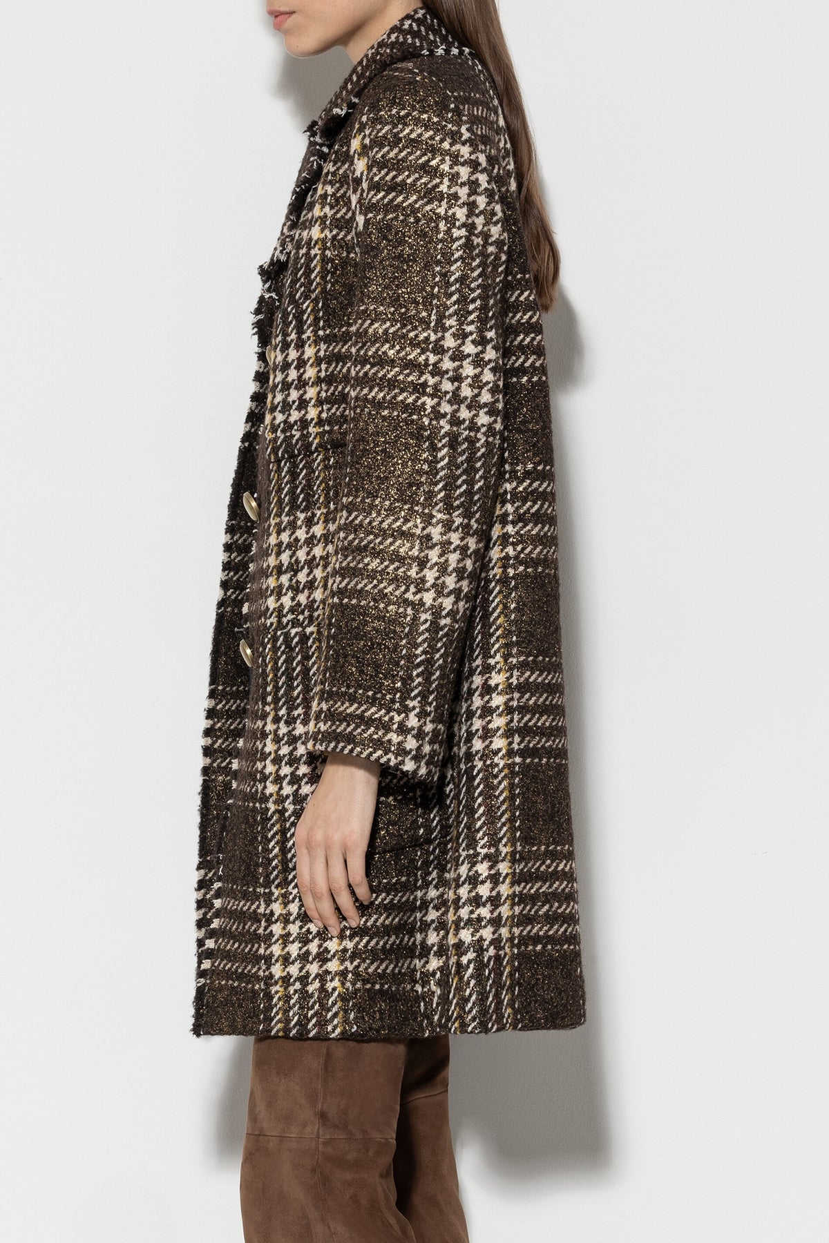 Karo-Kurzmantel - multi - Standard | Model Seite