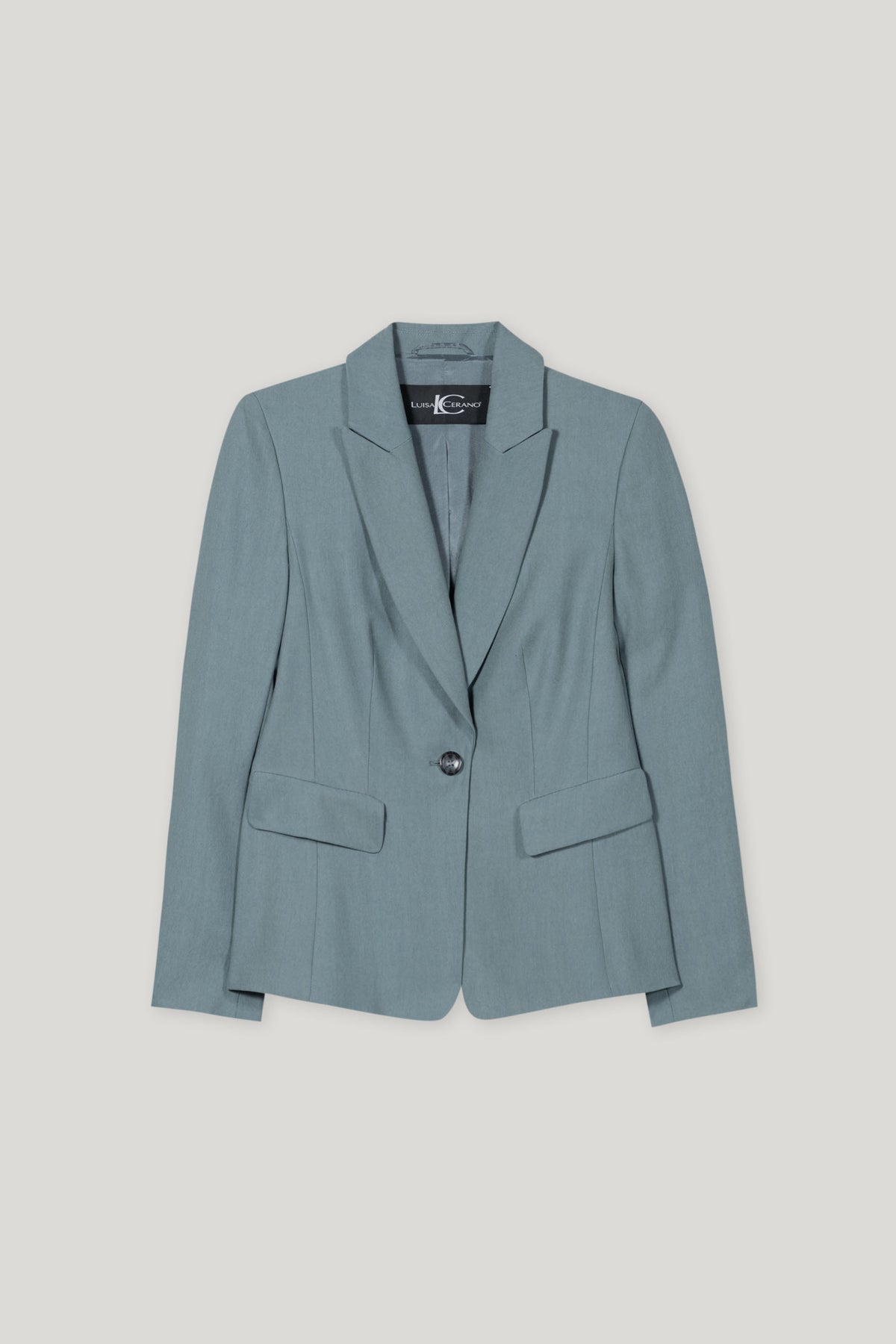 Blazer mit Panama-Bindung - greyish blue - Standard | Artikel Front