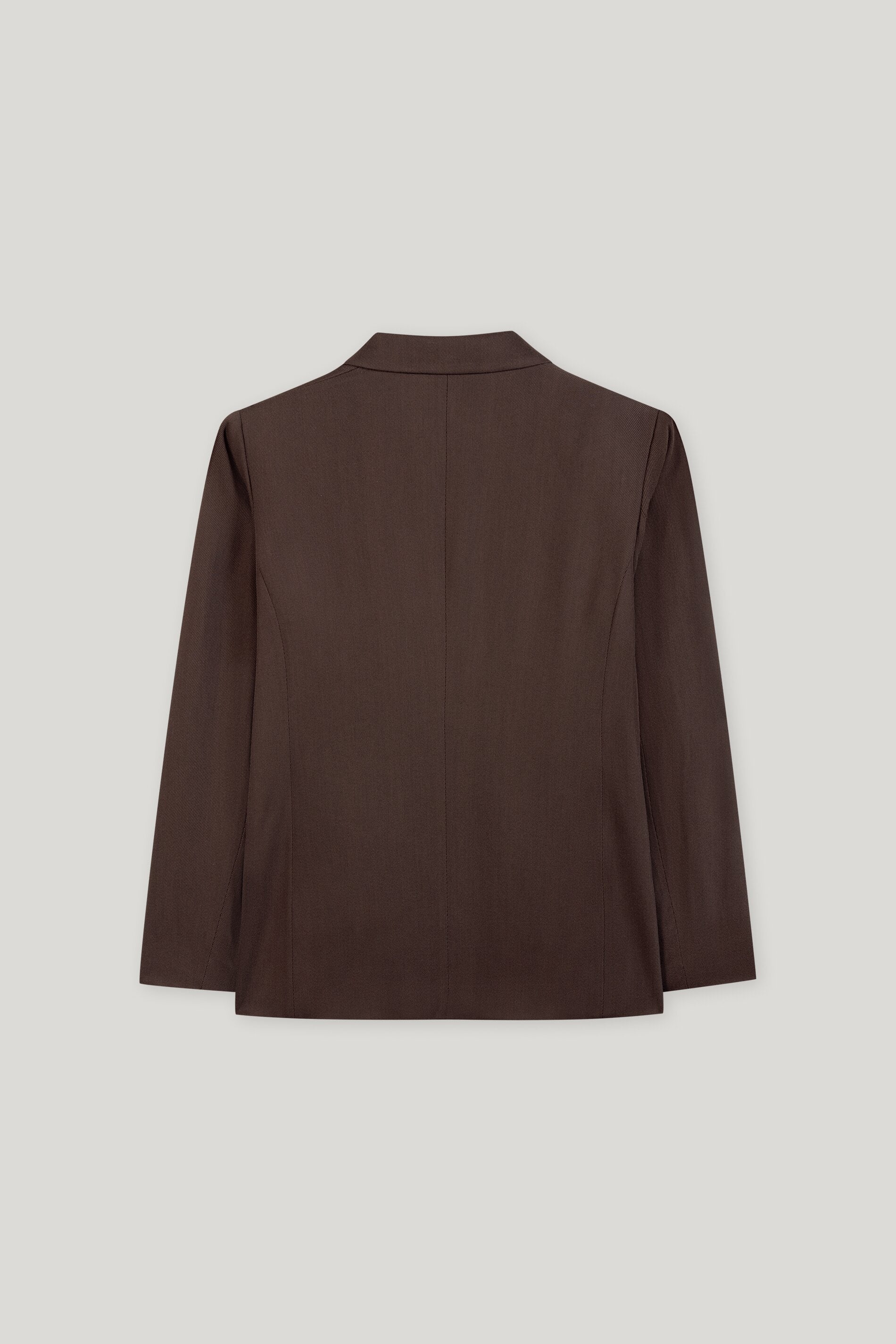 Gabardine-Blazer - espresso - Standard | Artikel Rück