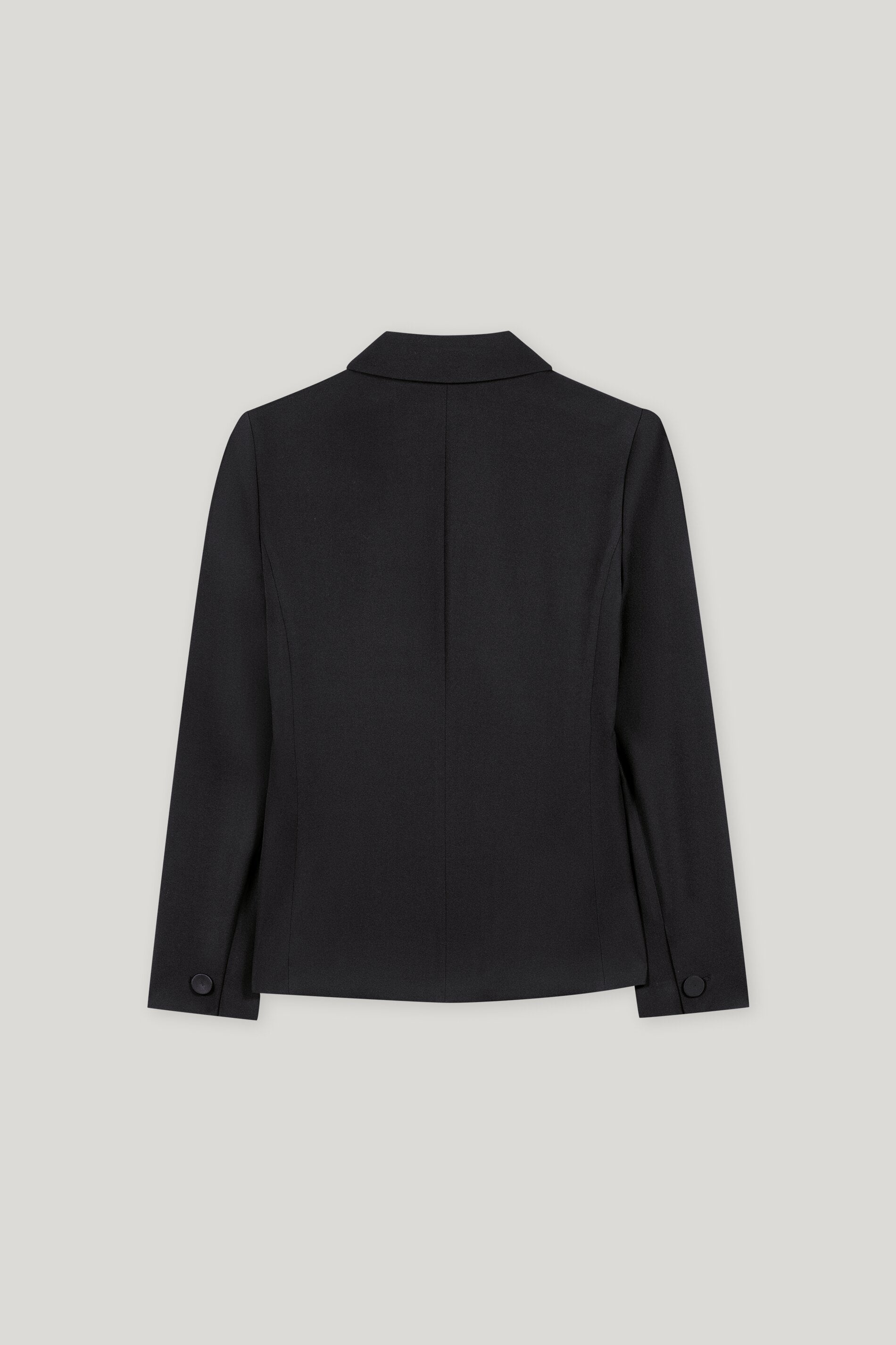 Smoking-Blazer - deep black - mit Patch | Artikel Rück