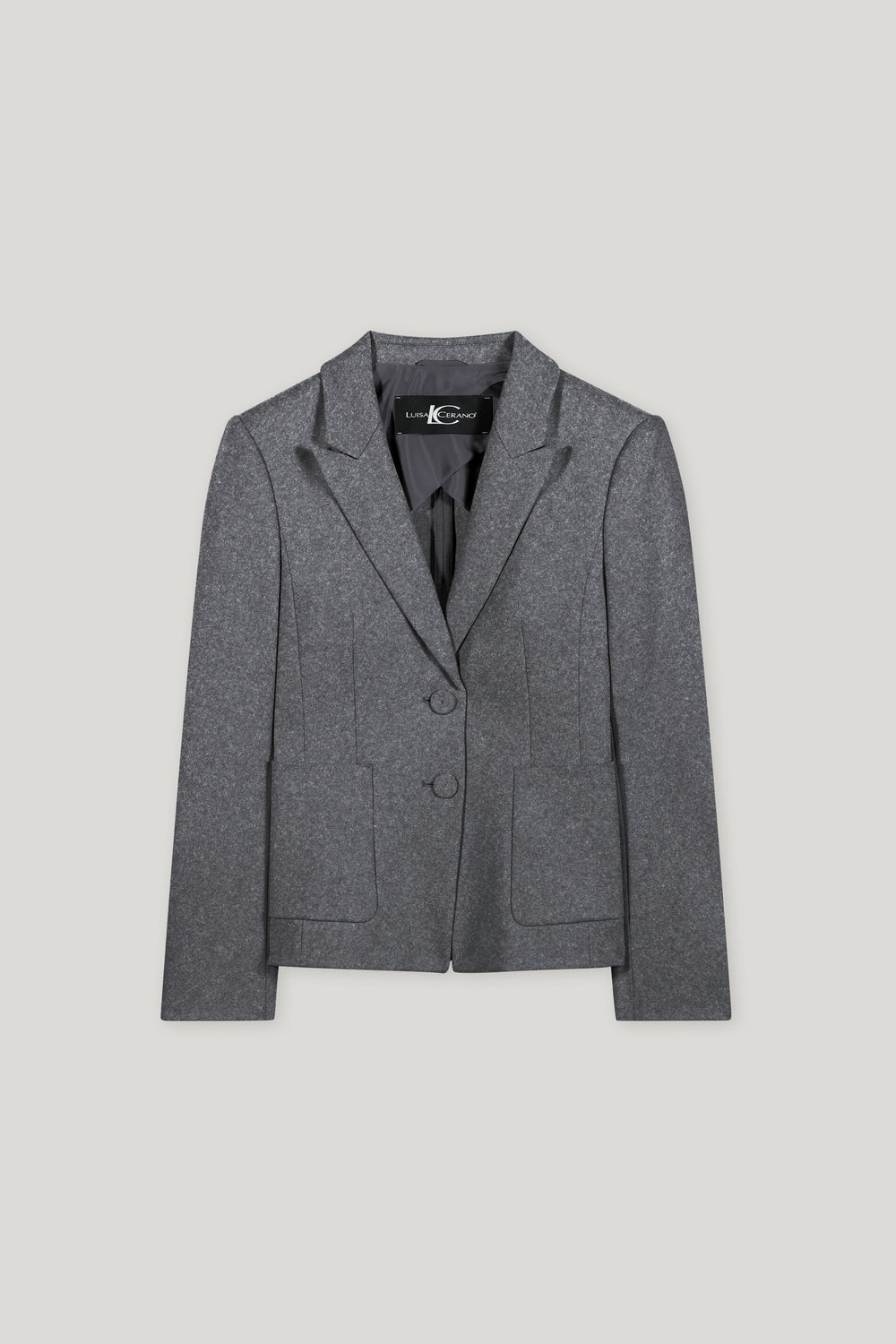 Blazer en flanelle - dark grey melange - Standard