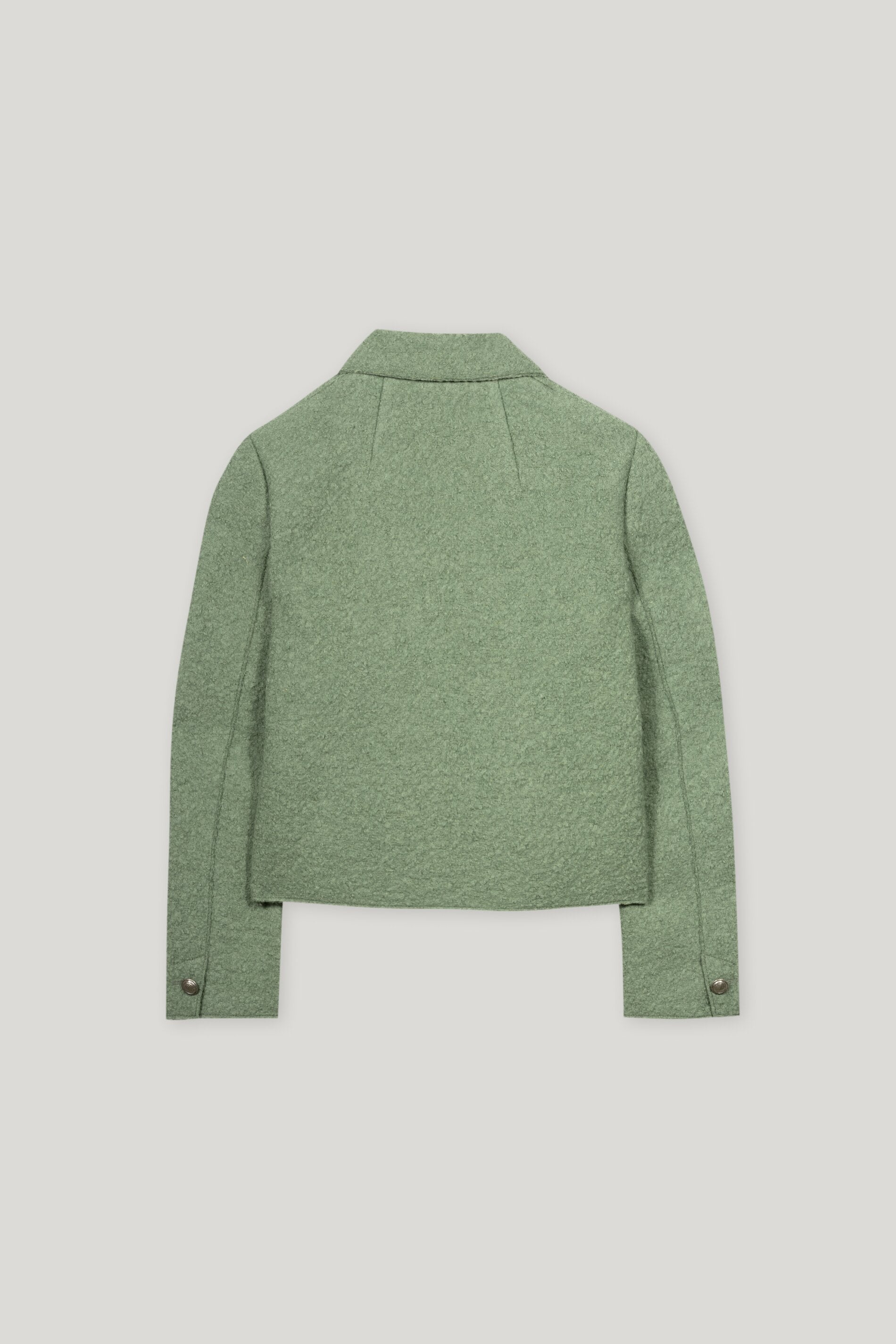 Jacke aus Woll-Mix - salbei - Standard | Artikel Rück