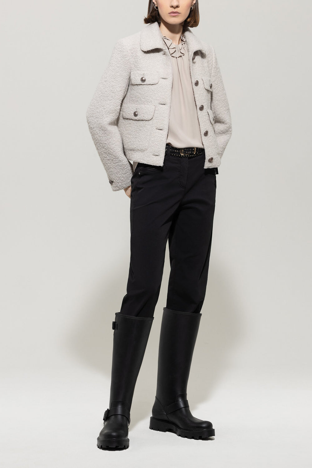 Veste en laine mélangée - oyster - Standard