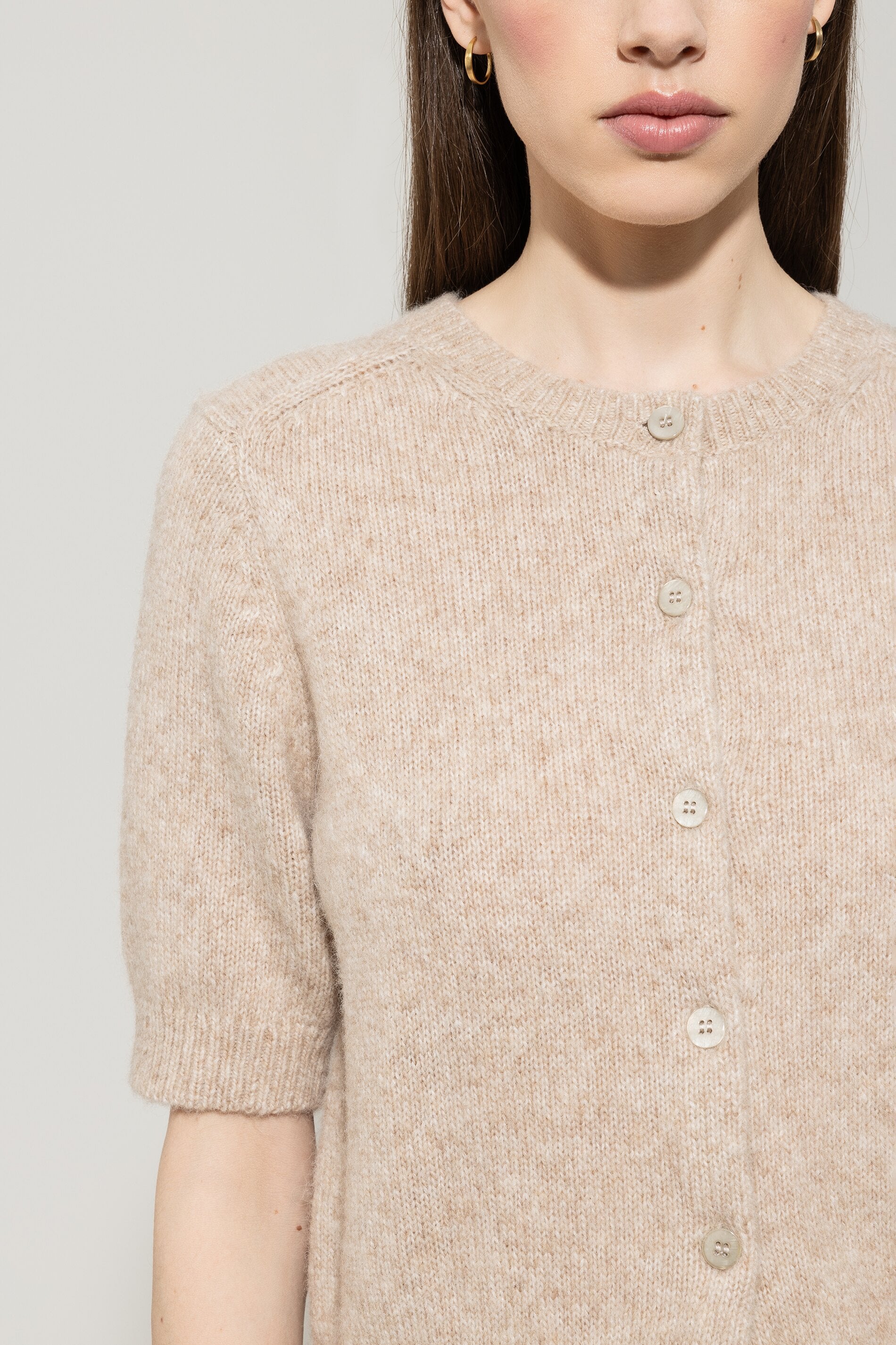 Feinstrick-Cardigan - biscuit - Standard | Model Detail