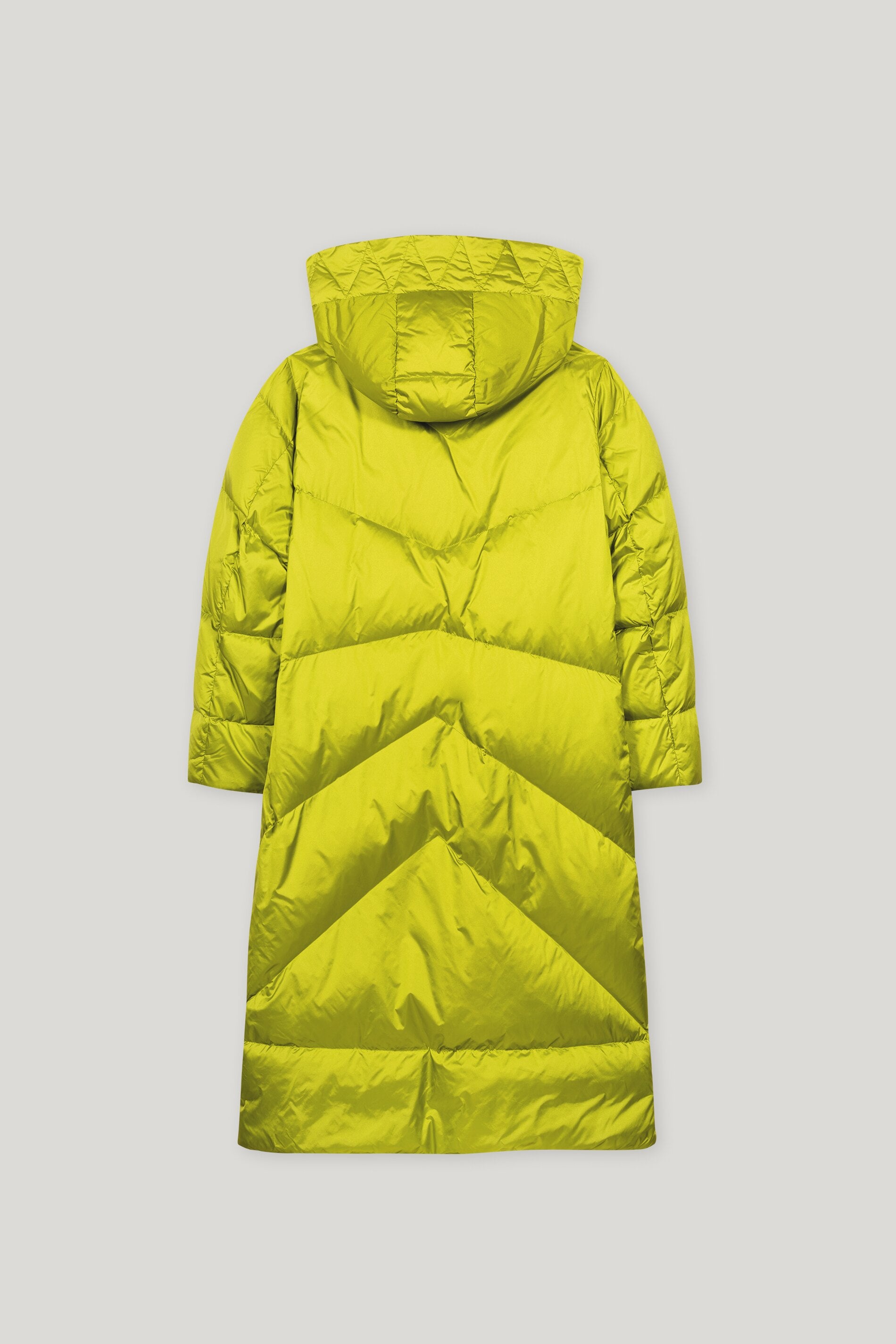 Outdoor-Daunenmantel - acid green - Standard | Artikel Rück