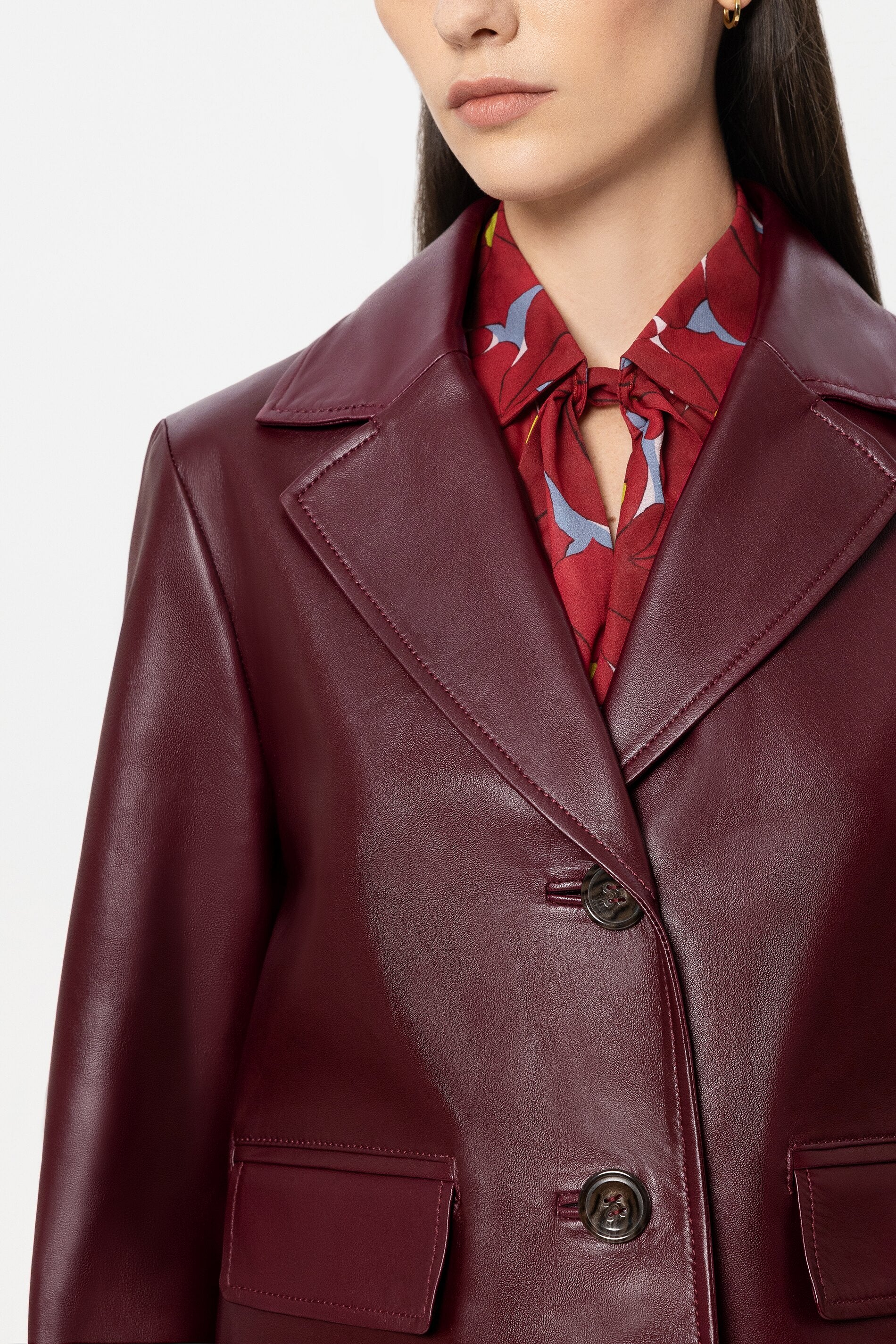 Lammnappa-Blazerjacke - barolo - Standard | Model Detail
