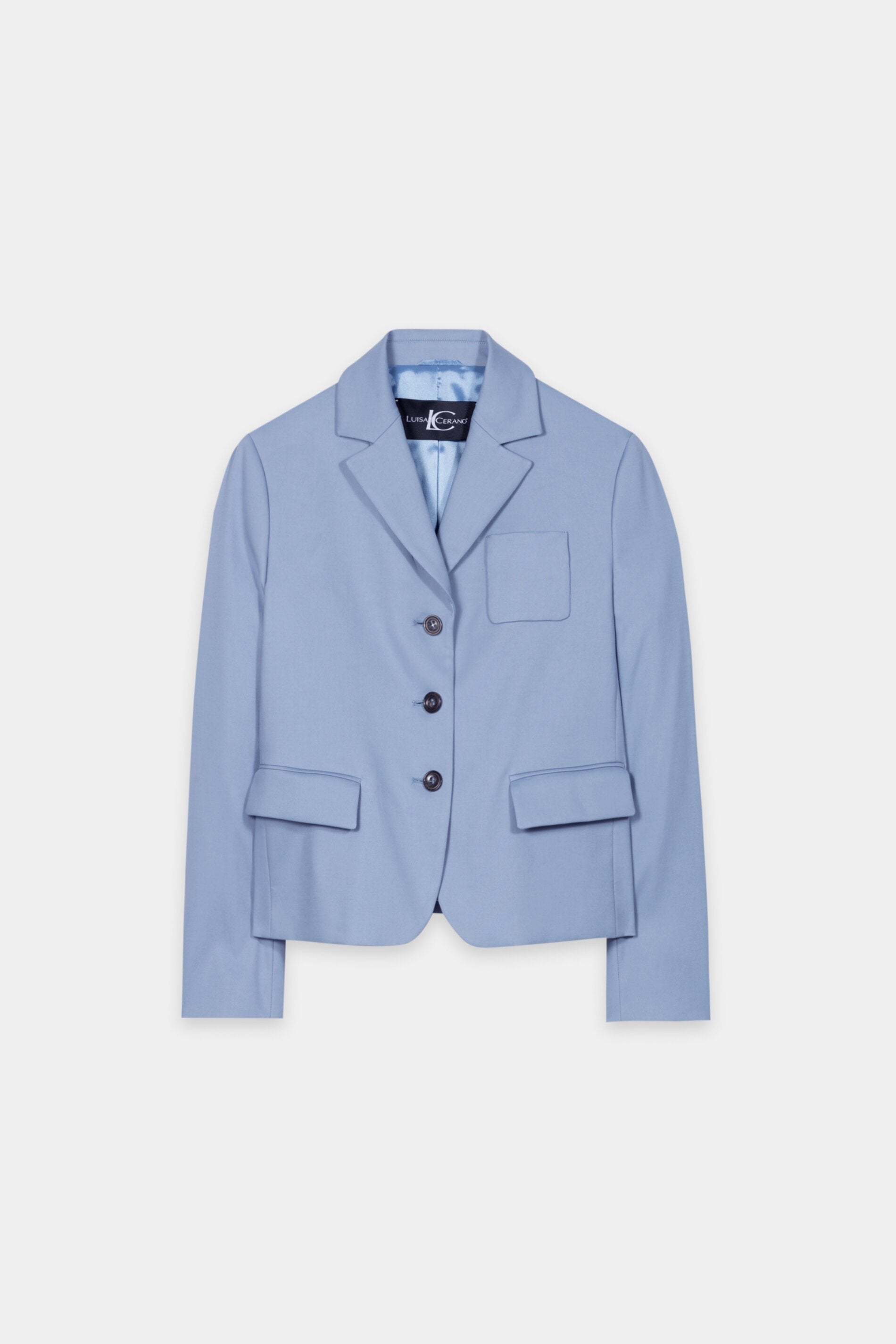 Gabardine-Blazer - casual blue - Standard | Artikel Front