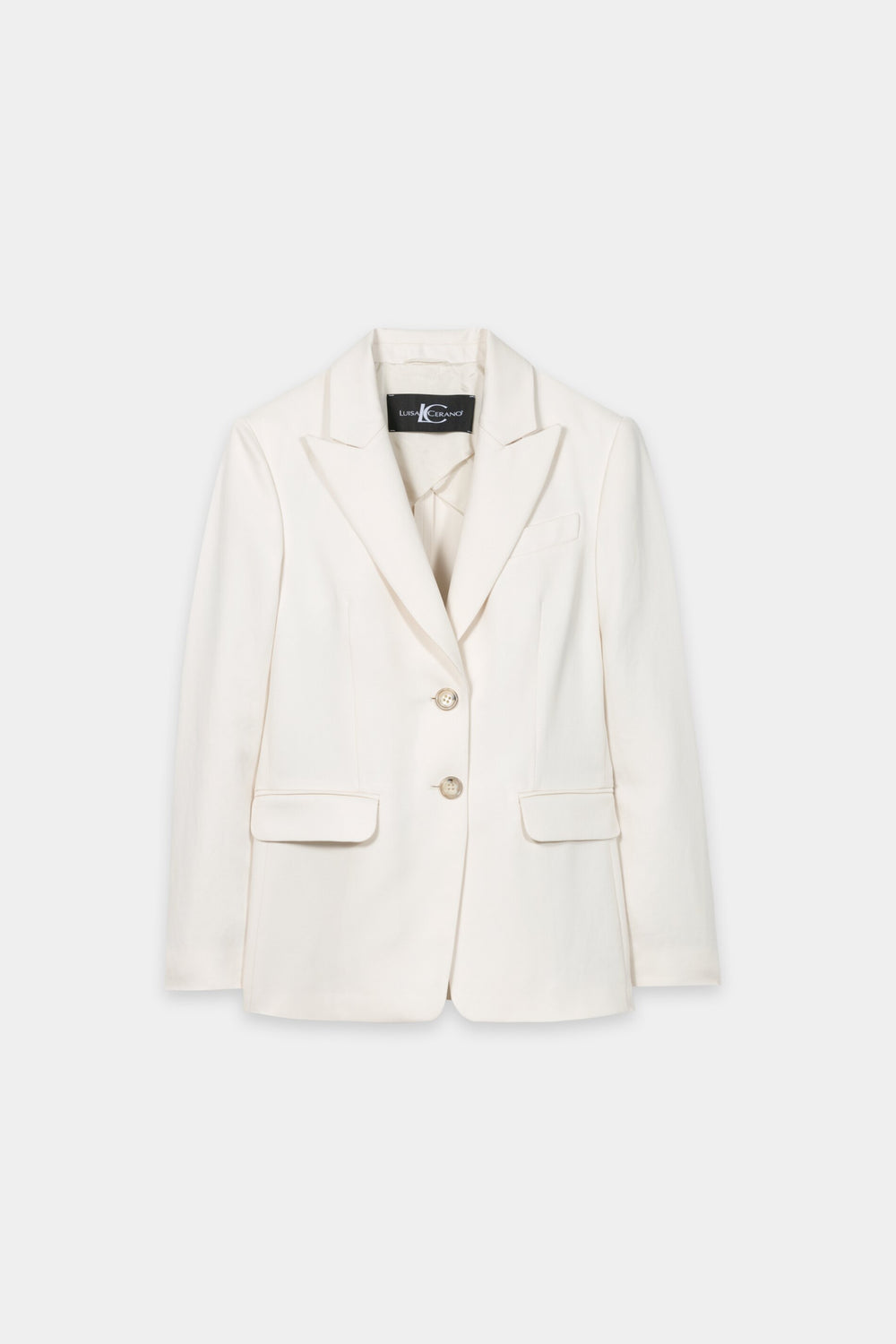 Twill blazer - cream - Standard