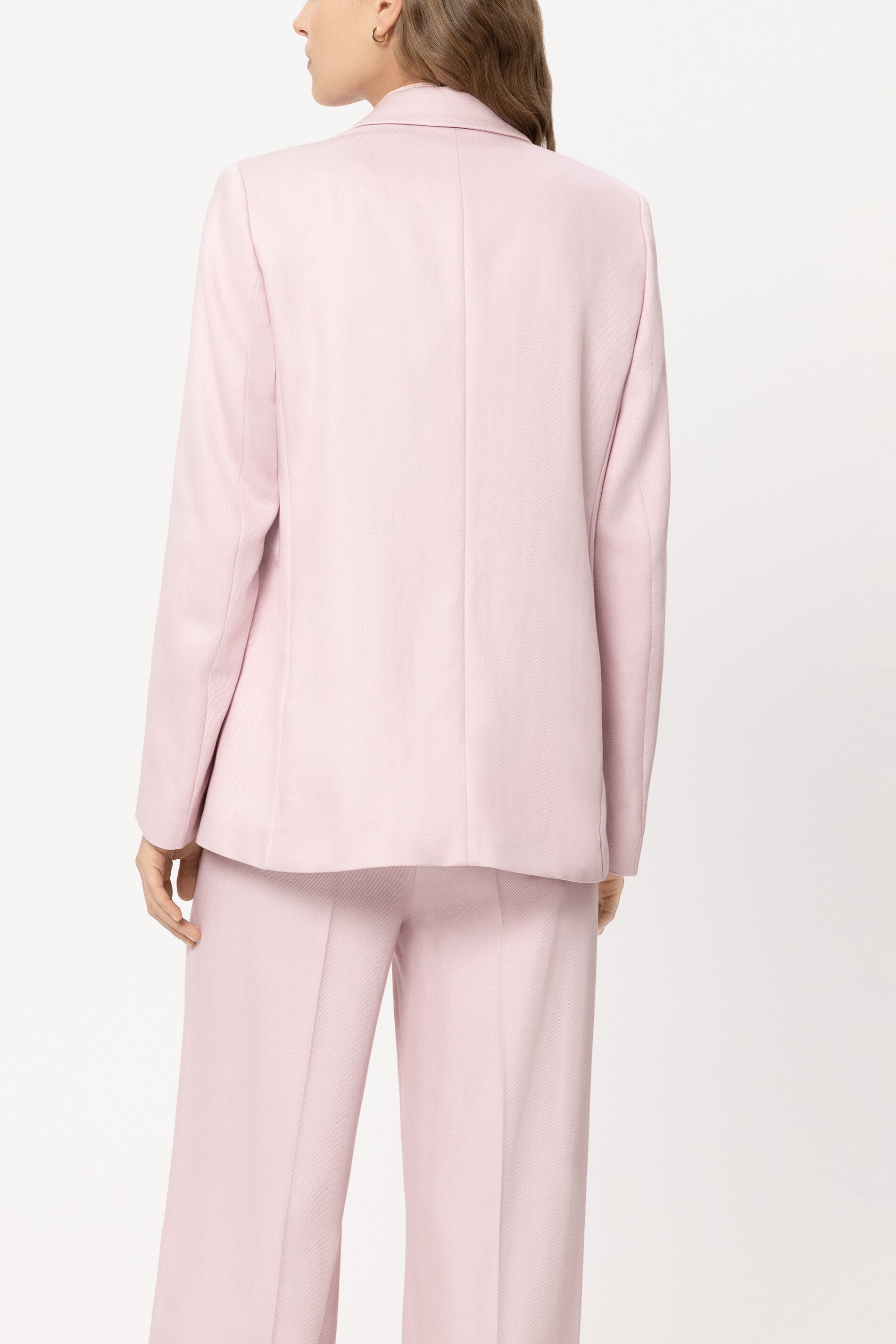 Twill-Blazer - creamy blush - Standard | Model Rück