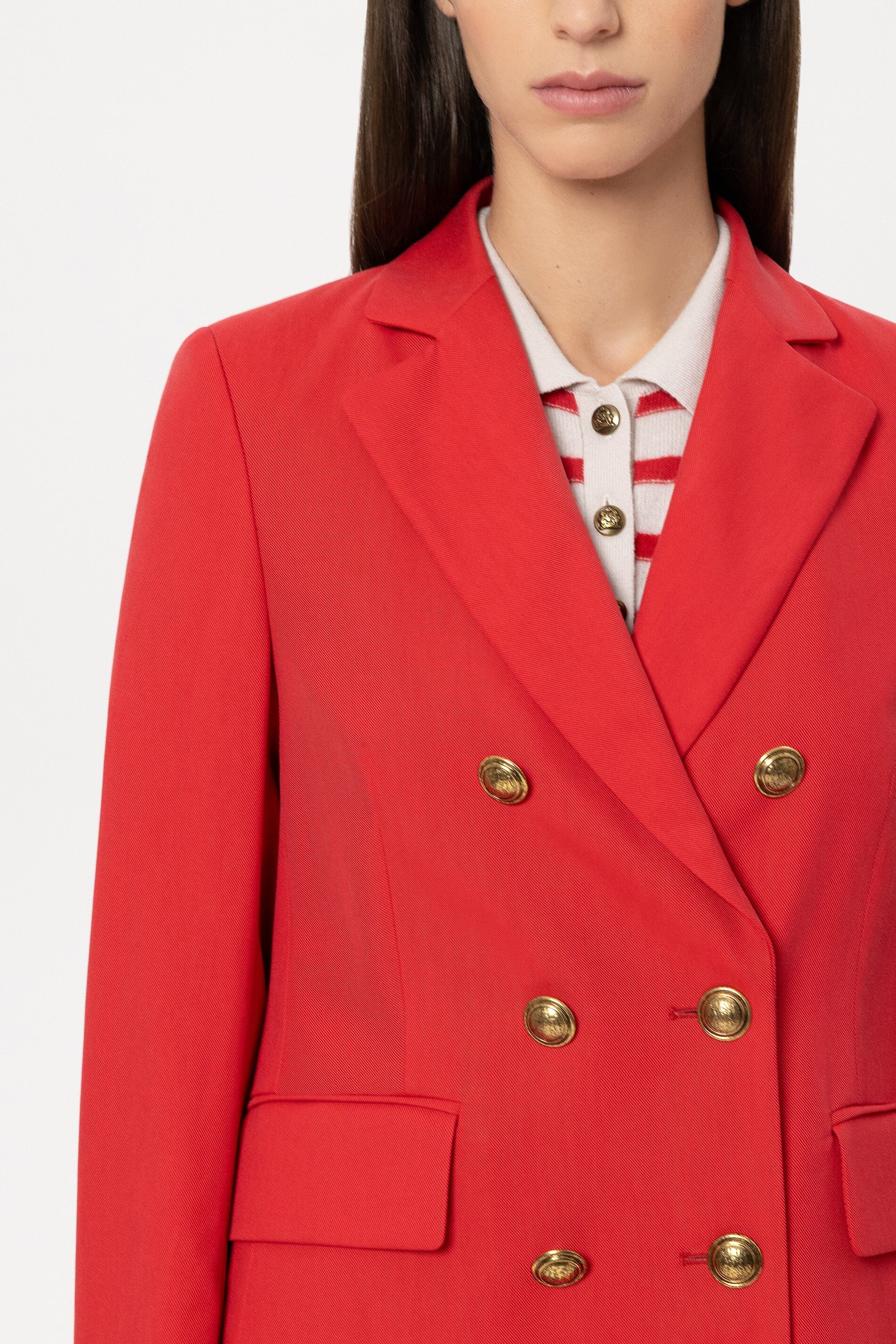 Gabardine-Blazer - cherry red - Standard | Model Detail