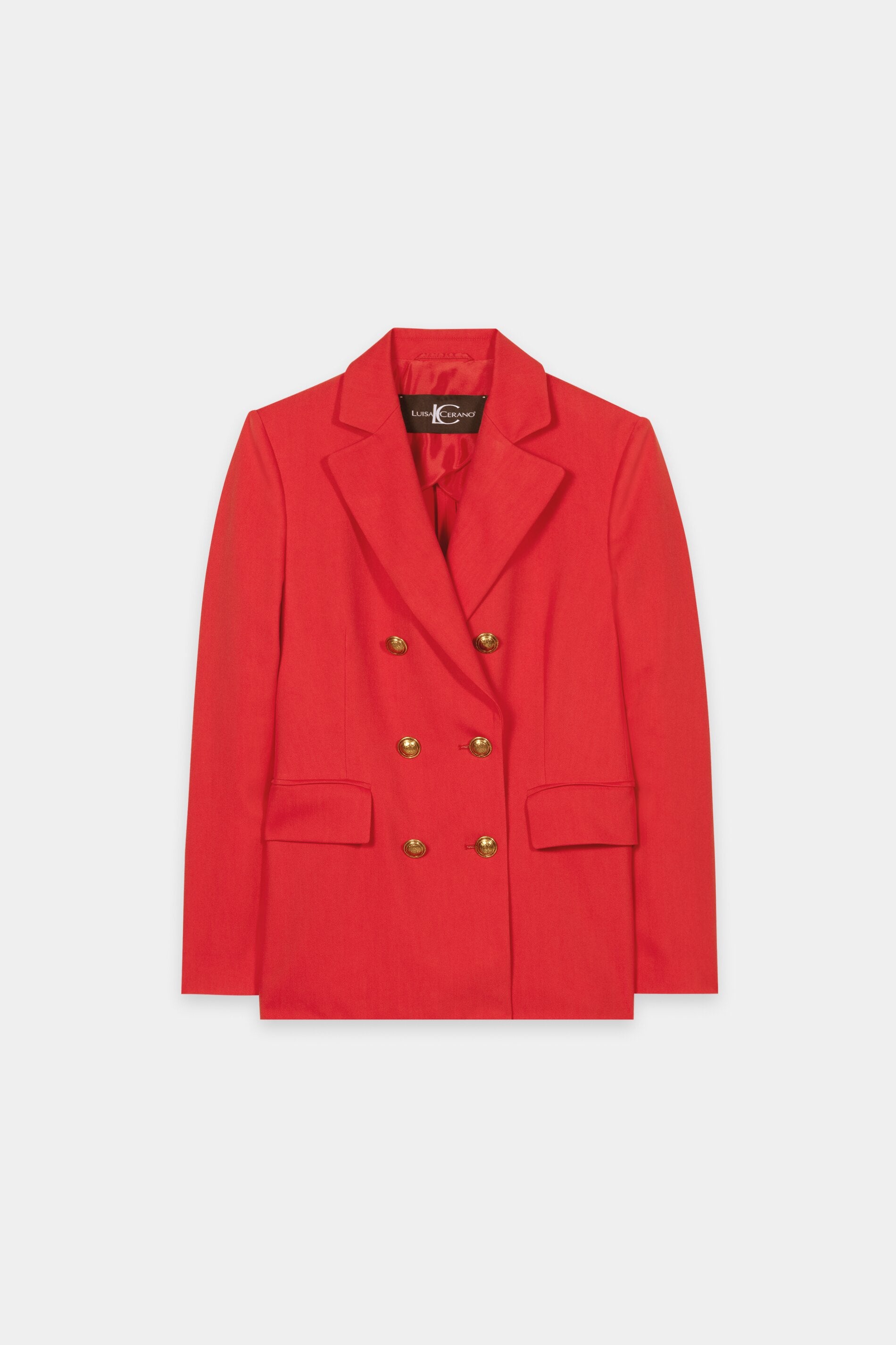 Gabardine-Blazer - cherry red - Standard | Artikel Front