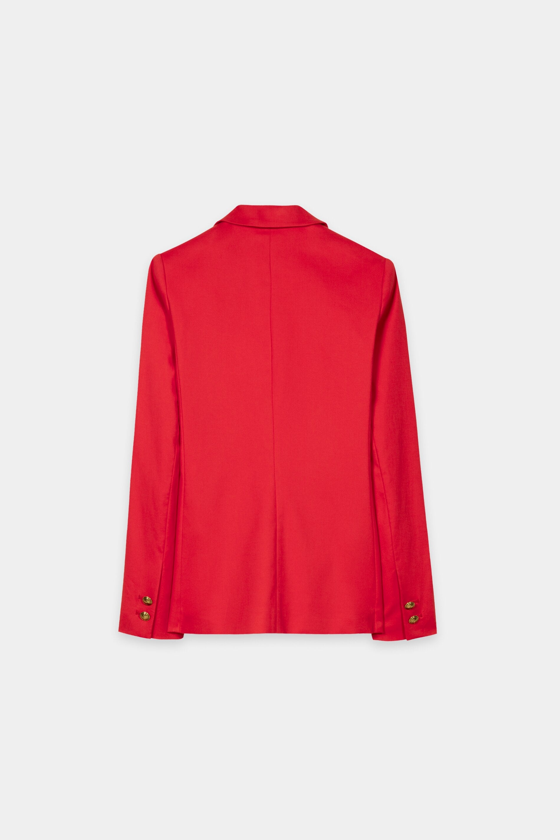 Gabardine-Blazer - cherry red - Standard | Artikel Rück