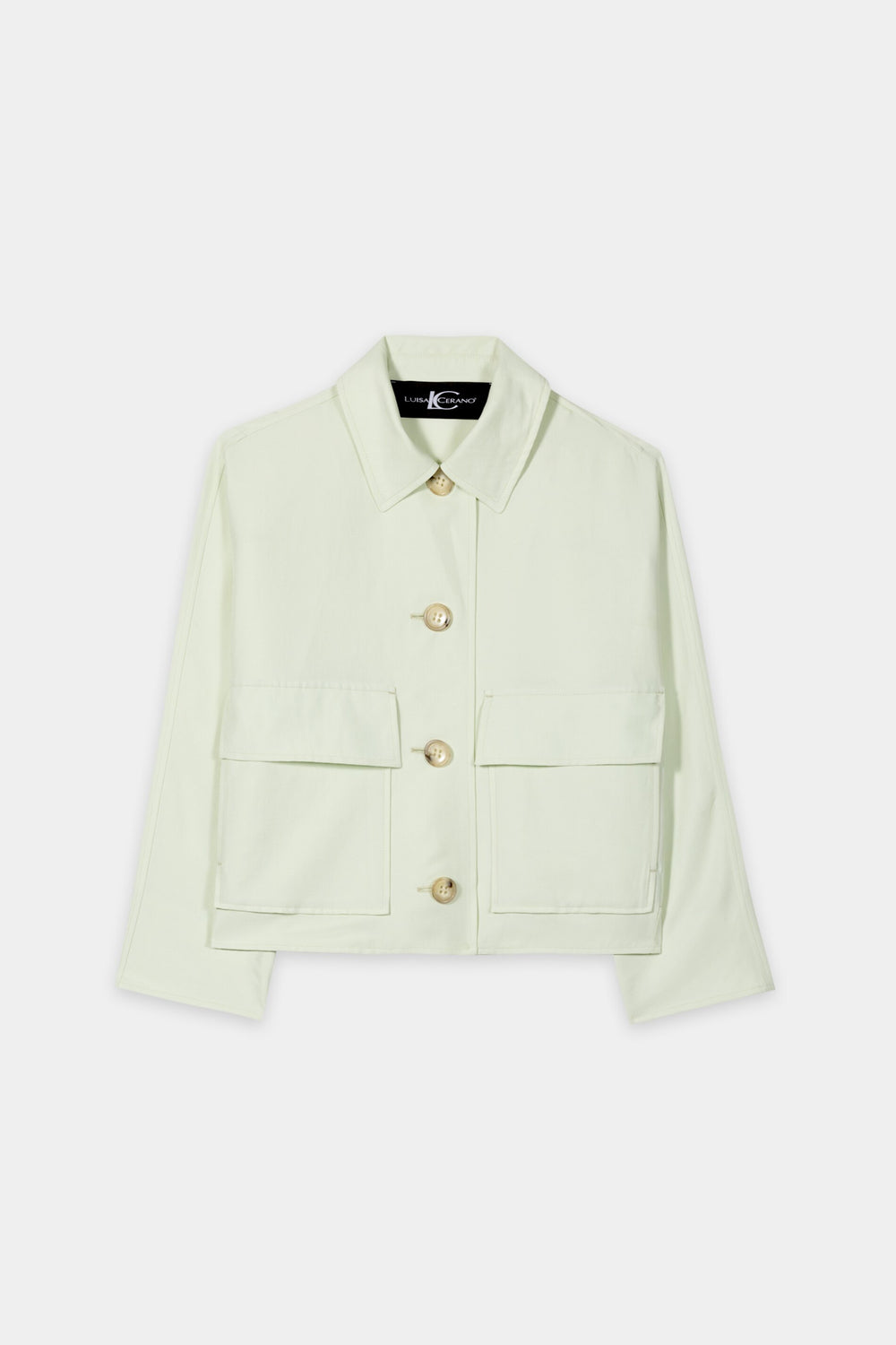 Veste chemise en lin mélangé - pistachio - Standard