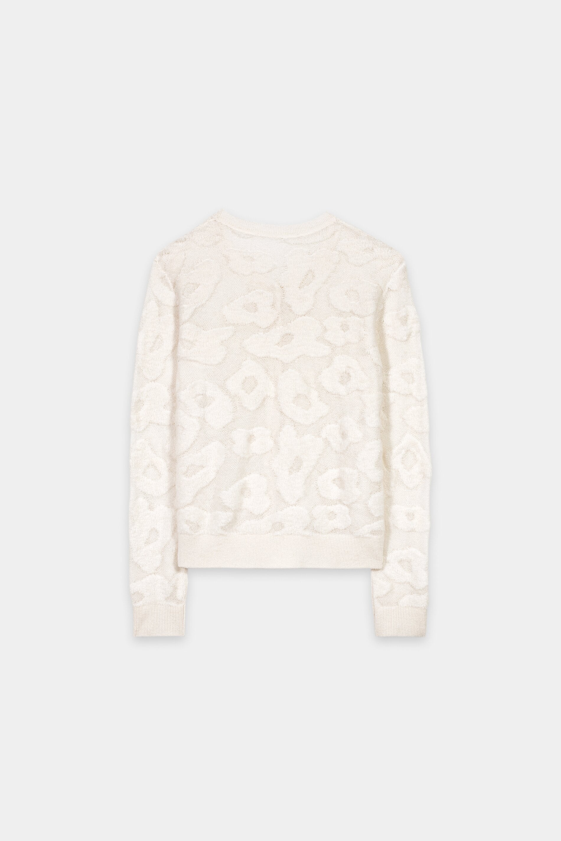 Cardigan mit Leo-Pattern - cream - Standard | Artikel Rück