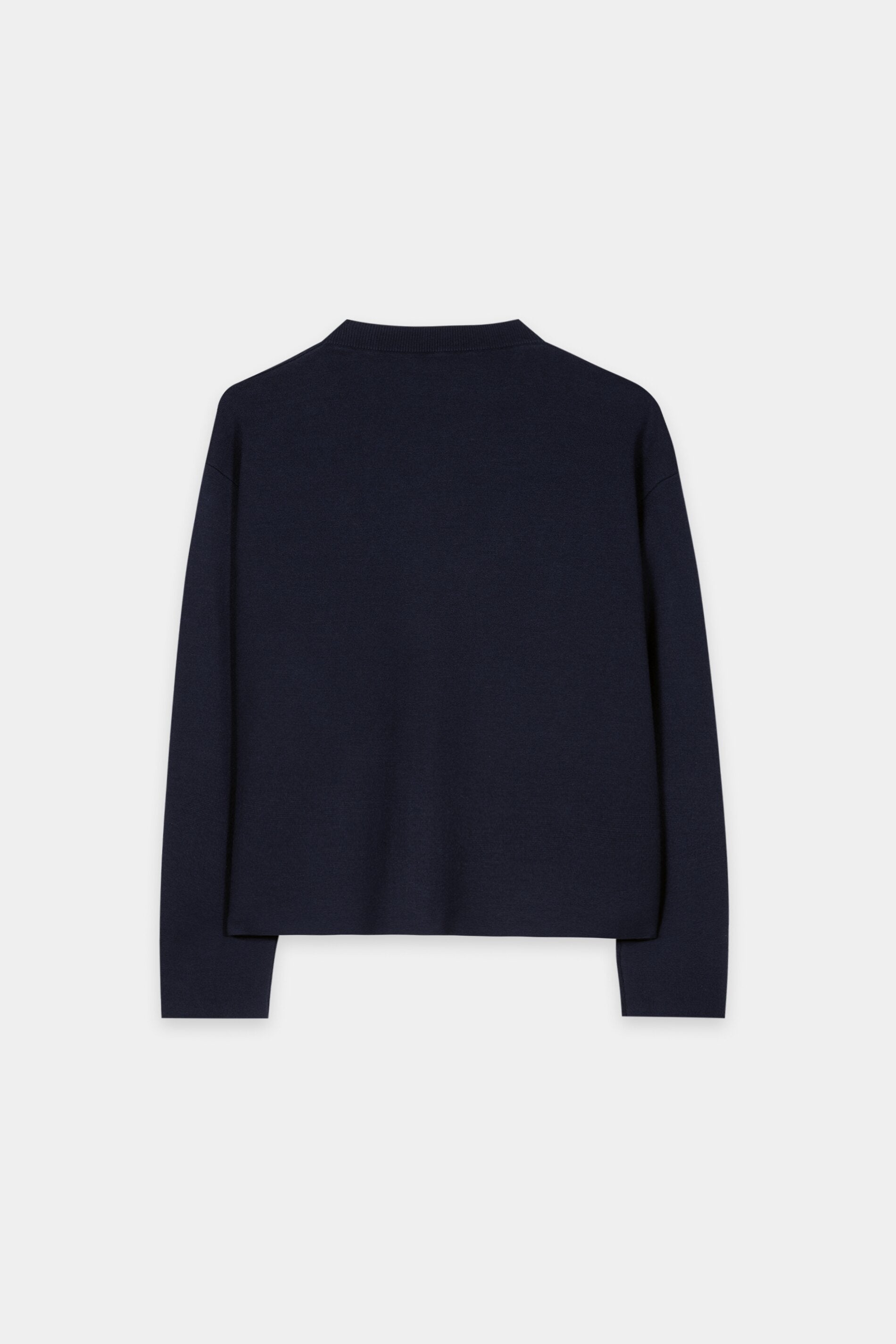Feinstrick-Blouson - navy blue - Standard | Artikel Rück