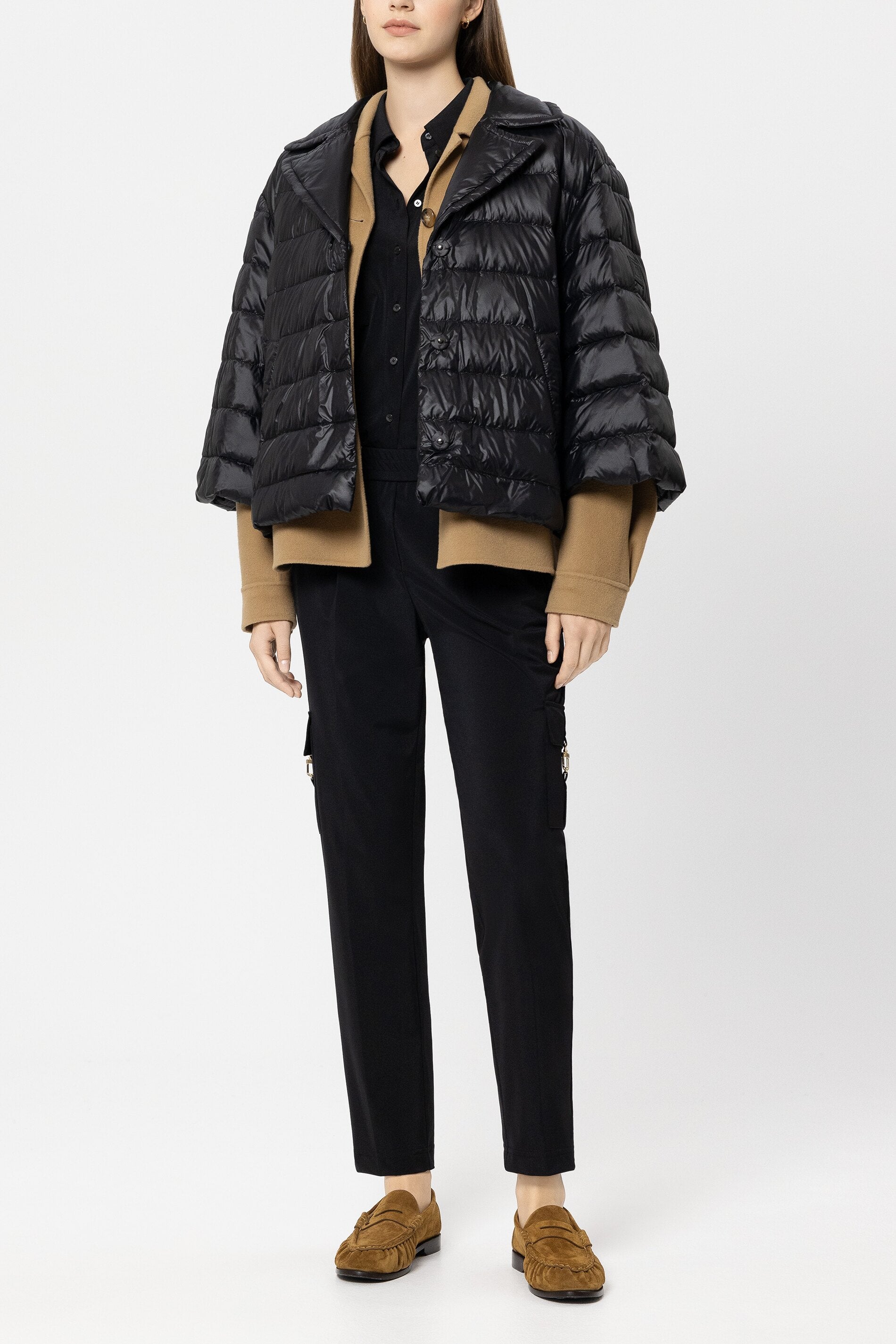 Outdoor-Capejacke - black - Standard | Model Front