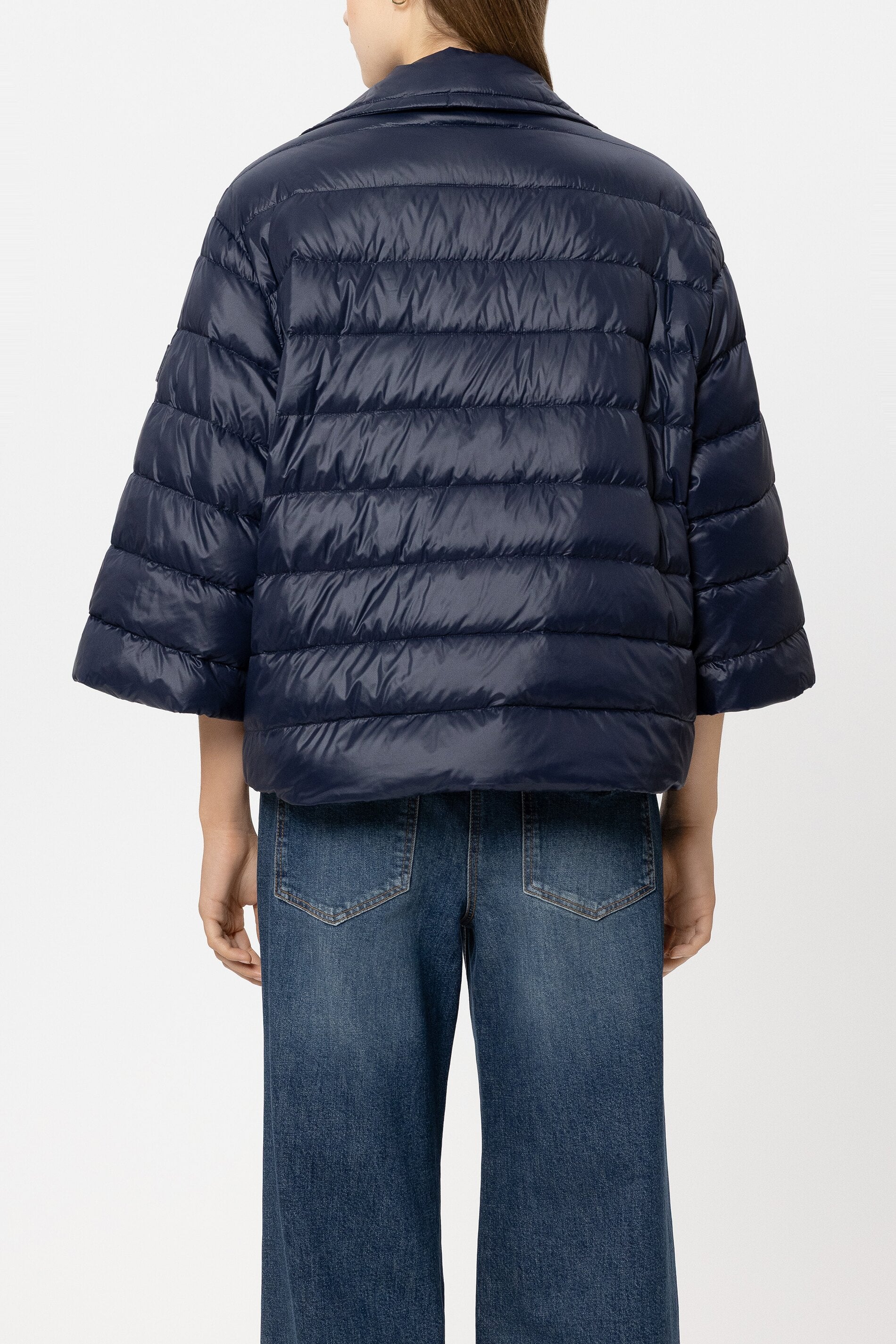 Outdoor-Capejacke - navy blue - Standard | Model Rück