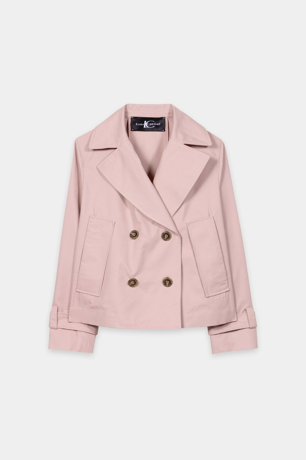 Gabardine trench jacket - dusty blush - Standard
