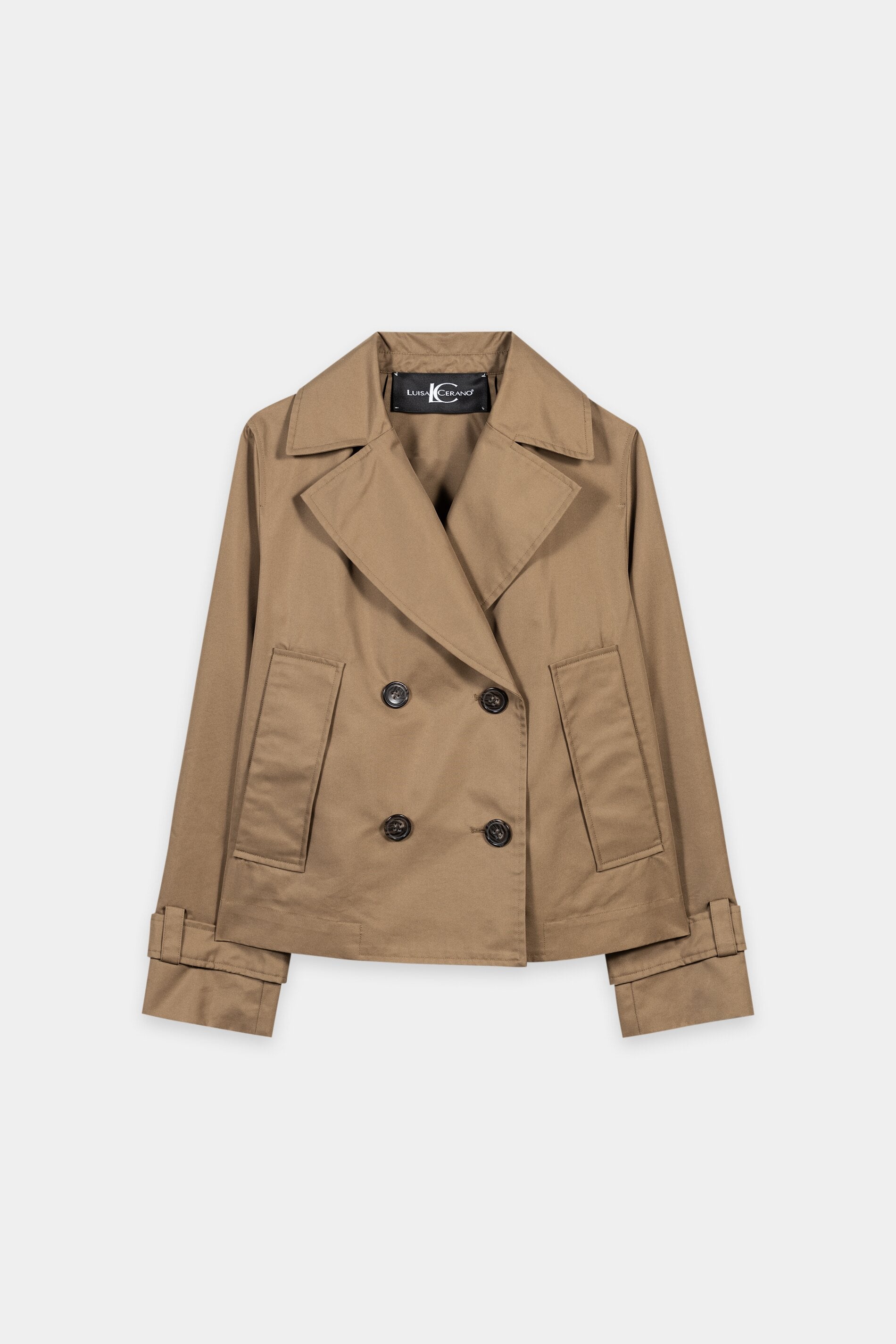 Gabardine trench jacket - tobacco - Standard