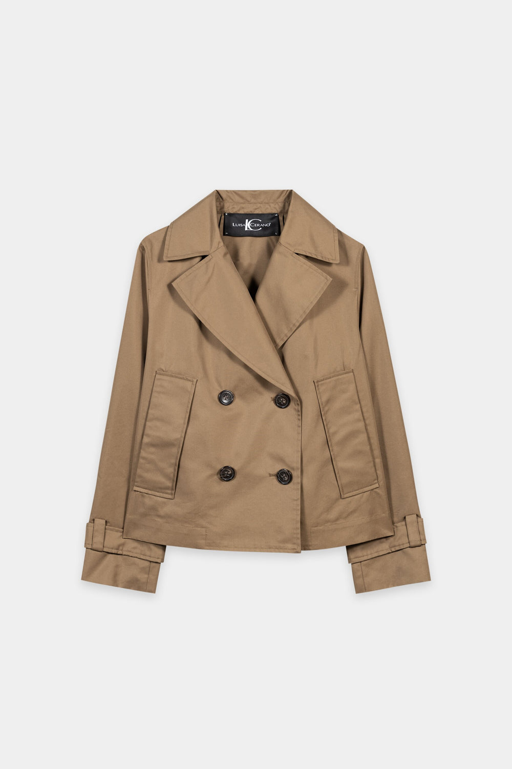 Gabardine-Trenchjacke - tobacco - Standard
