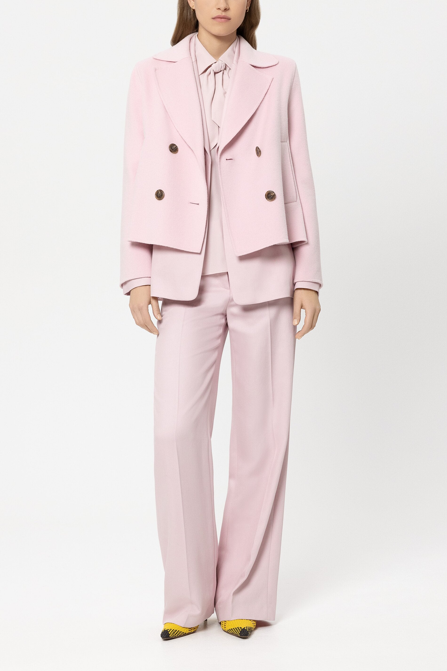 Doubleface-Cabanjacke - creamy blush - Standard | Model Front