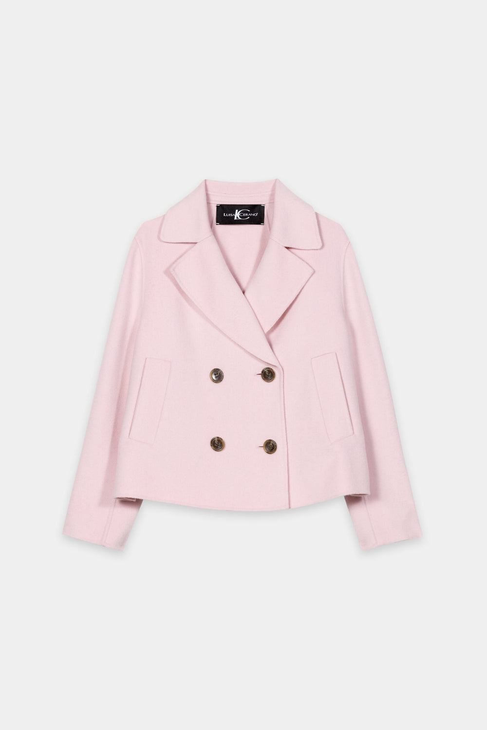 Double-face caban jacket - creamy blush - Standard