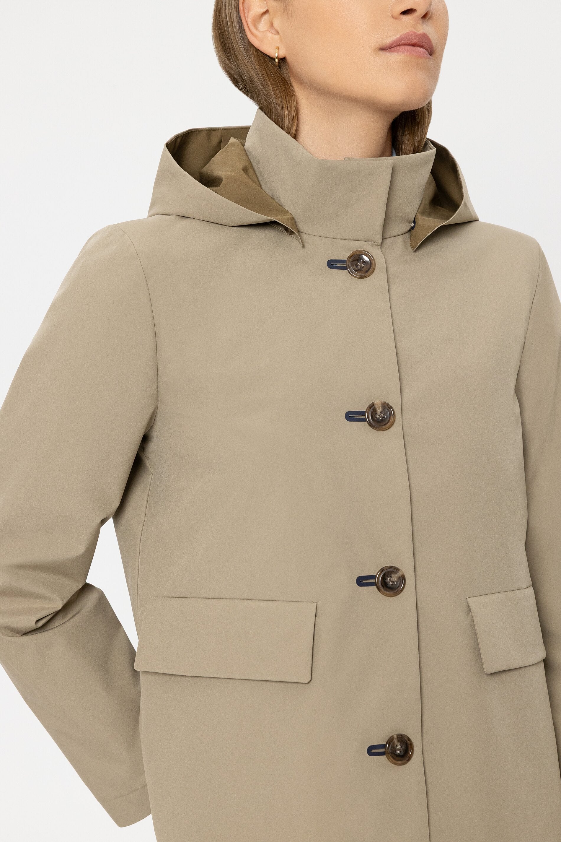 Outdoor-Stehkragenjacke - camel - Standard | Model Detail