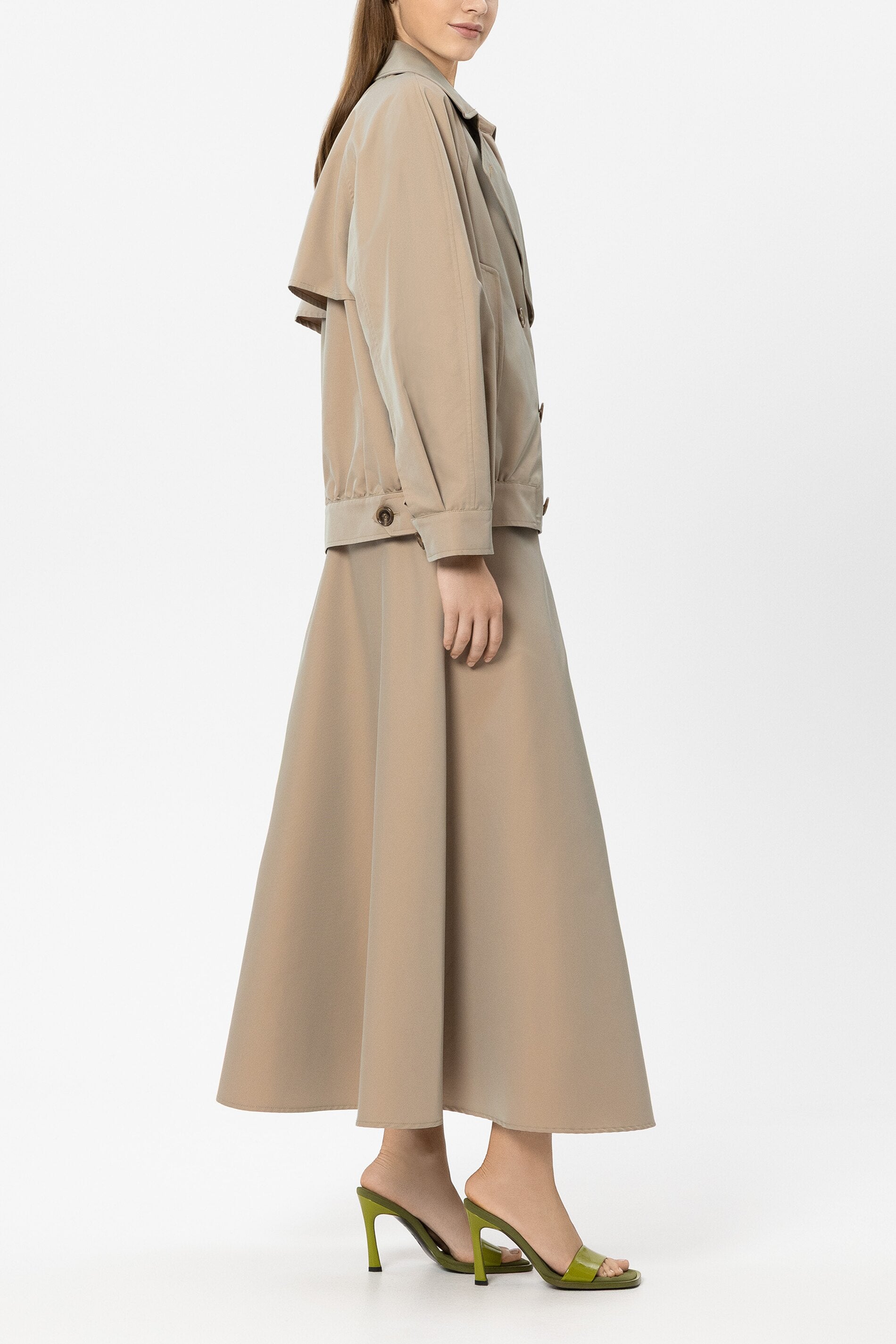 Trench-Blouson - sand - Standard | Model Seite