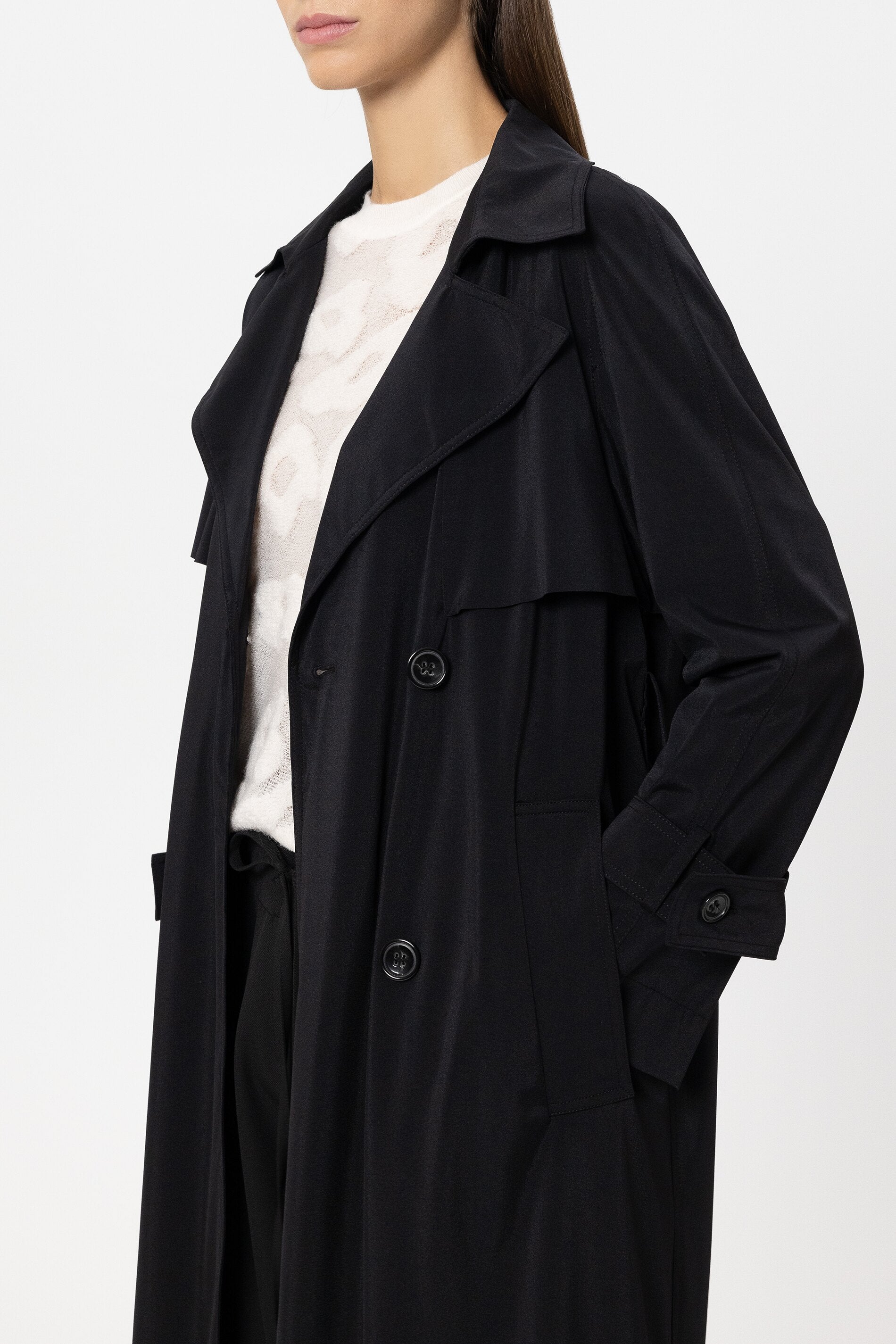 Softshell-Trenchmantel - pure black - Standard | Model Detail