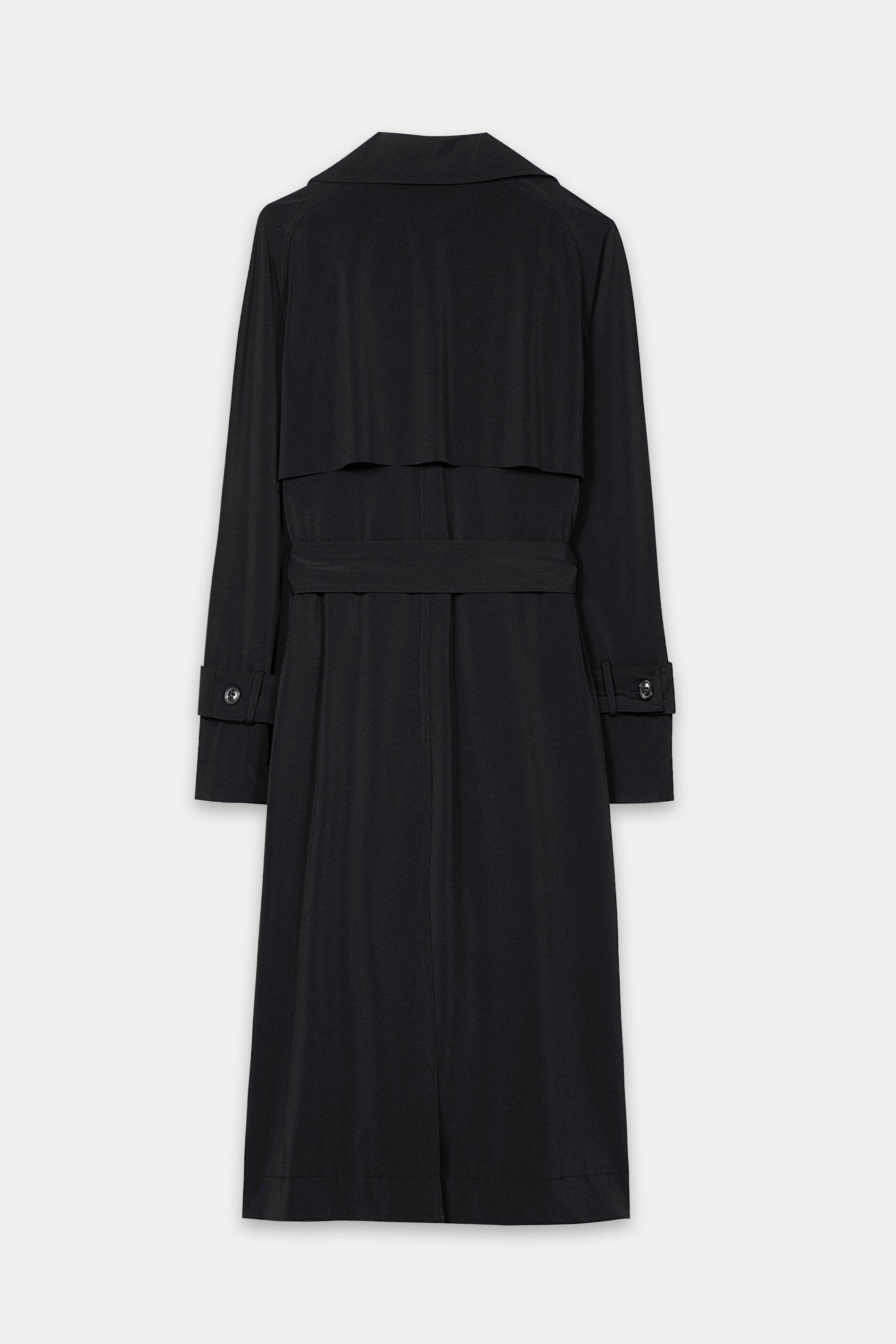 Softshell trench coat - pure black - Standard