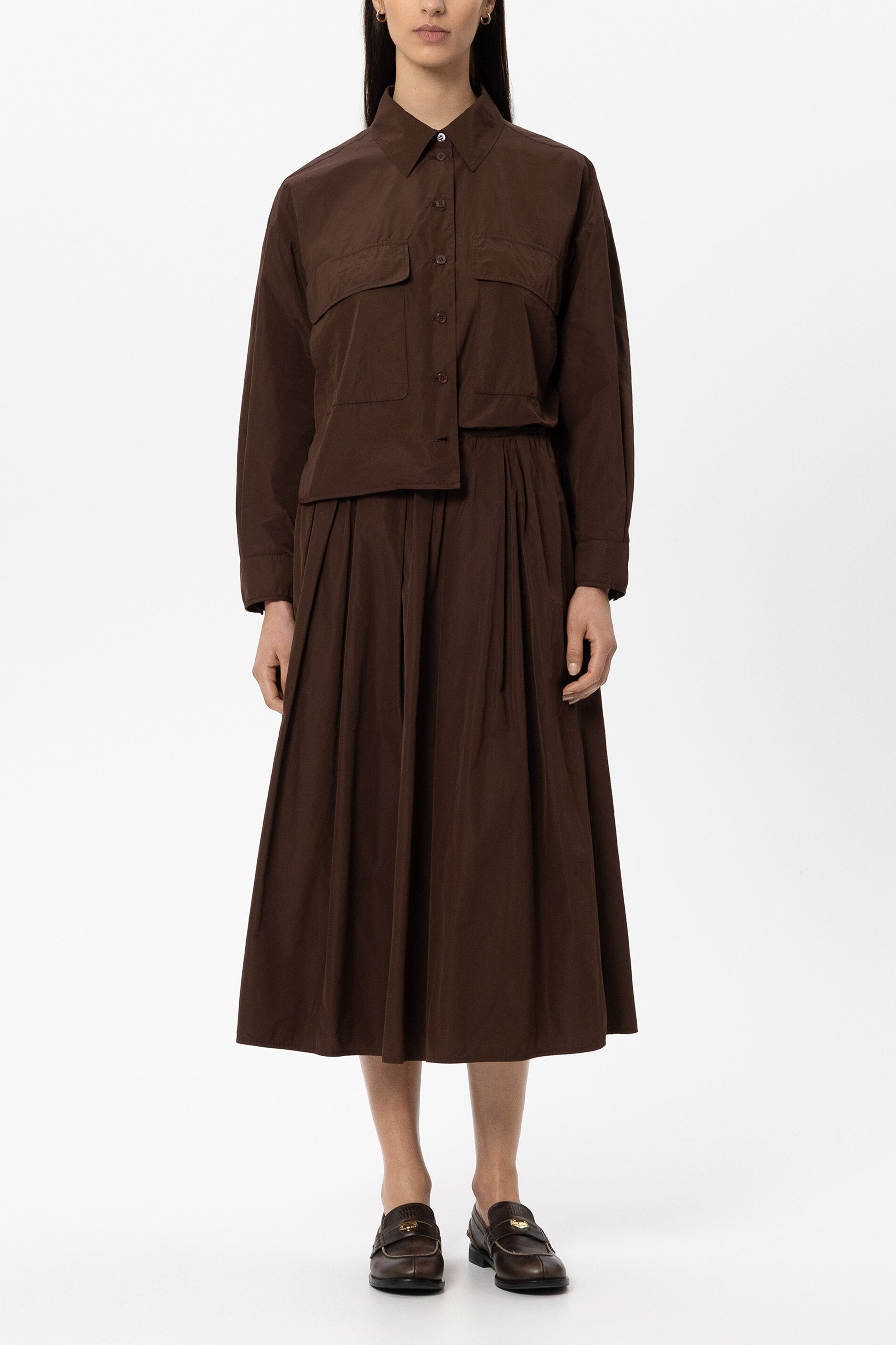 Taft-Blousonjacke - marone - Standard | Model Front