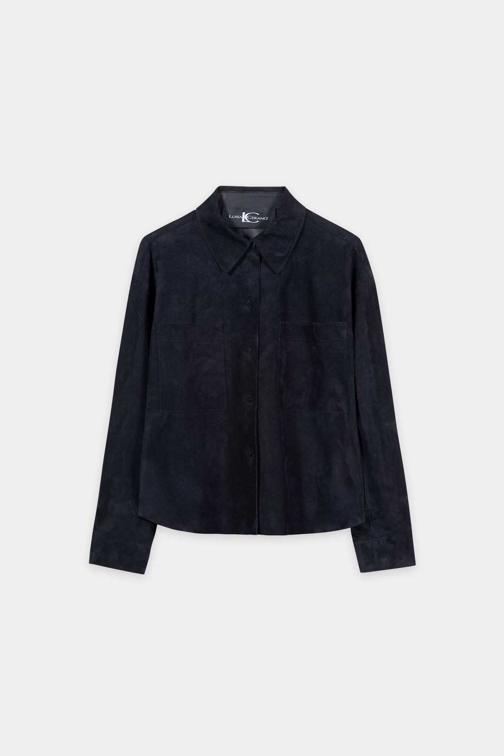 Suede overshirt jacket - winter navy - Standard
