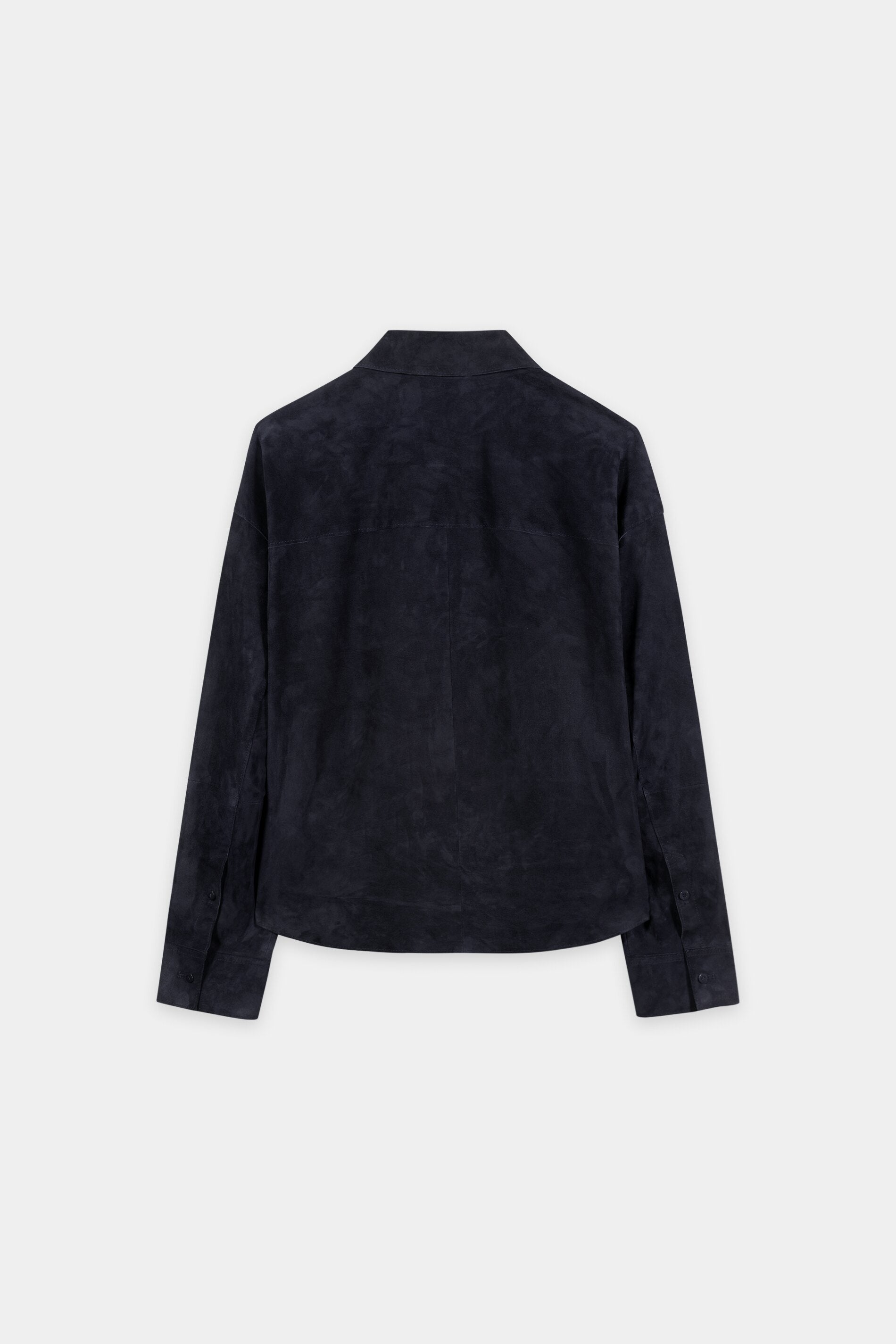 Veloursleder-Hemdjacke - winter navy - Standard | Artikel Rück