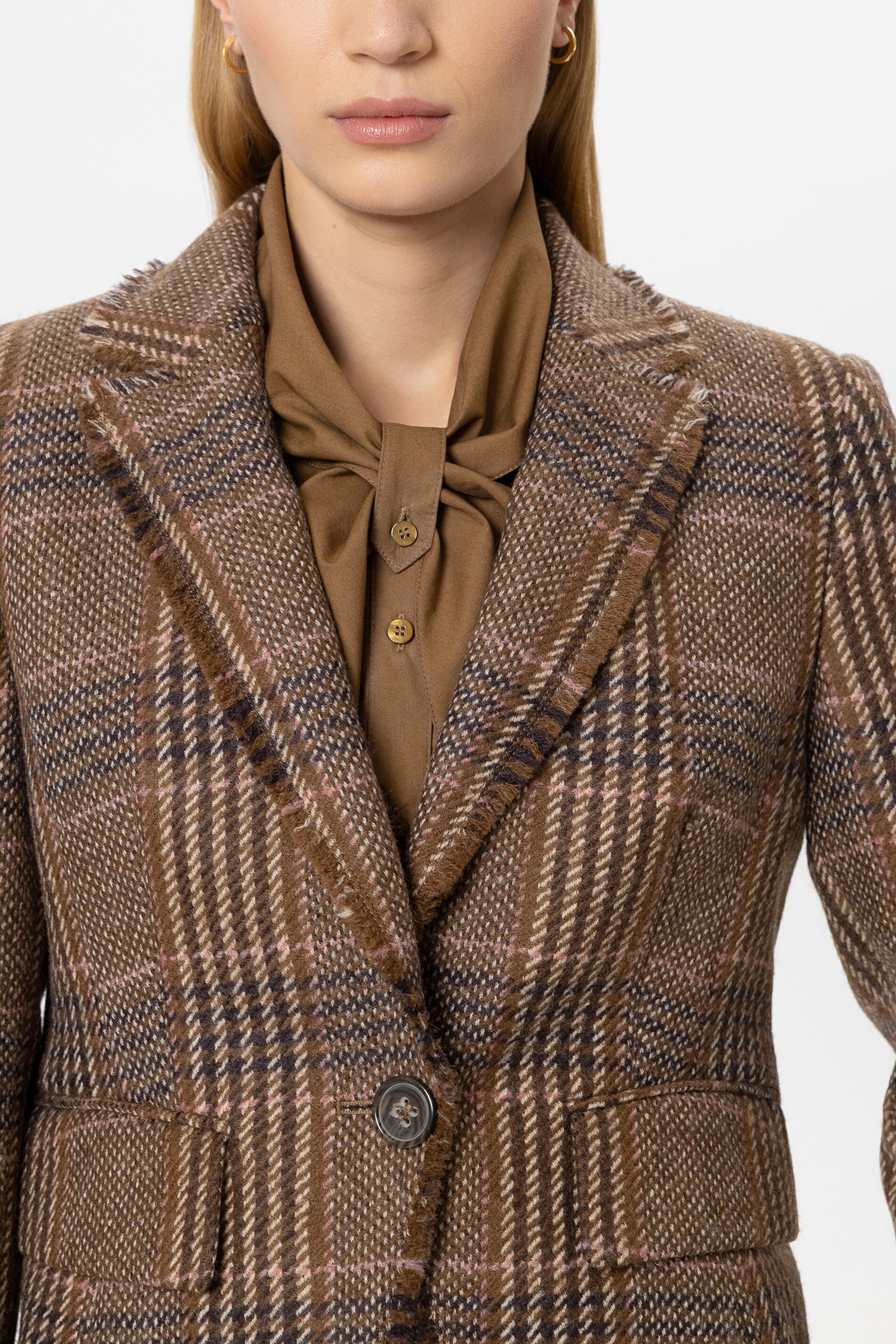 Karo-Ein-Knopf-Blazer - multi - Standard | Model Detail