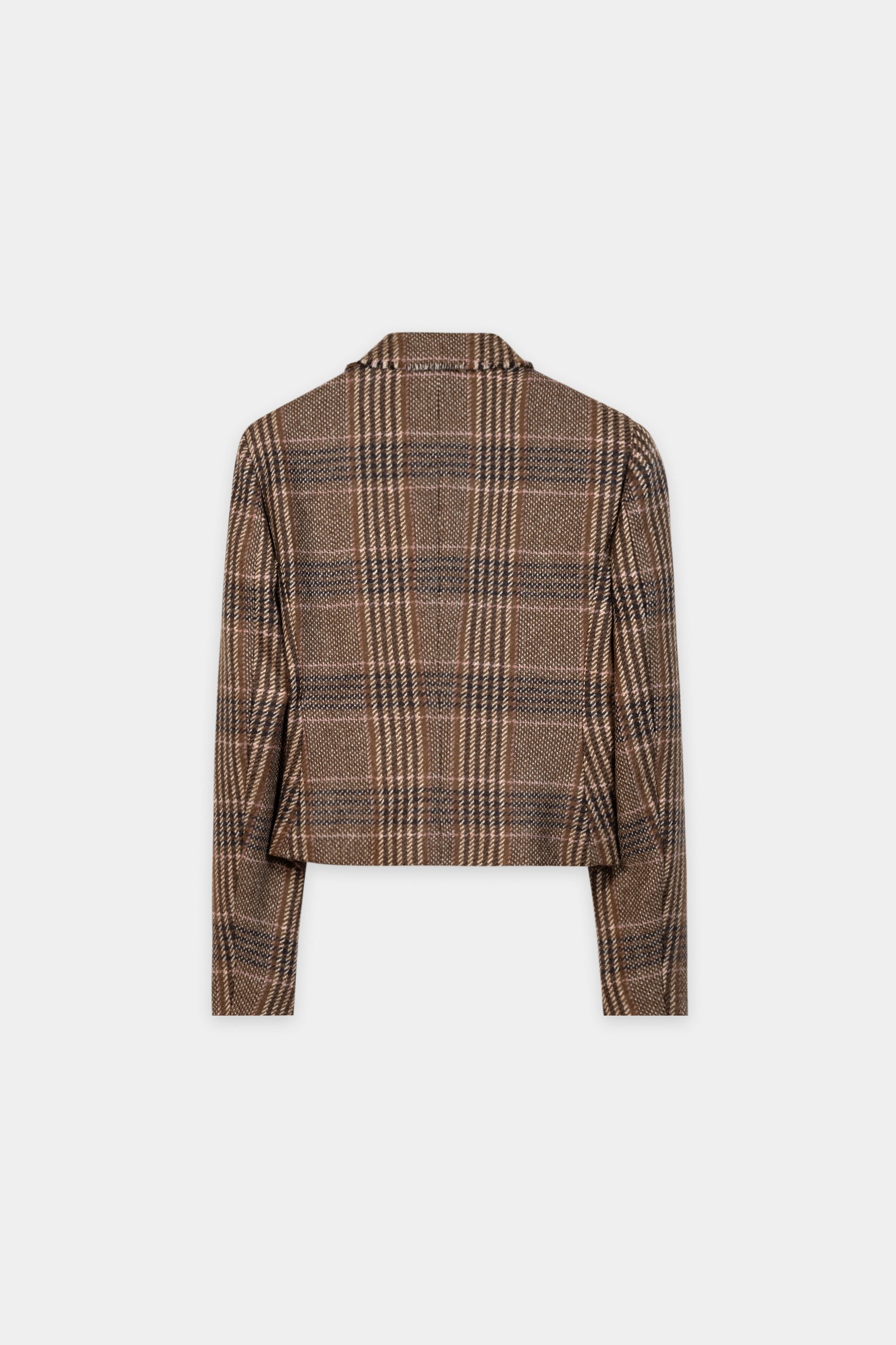 Karo-Ein-Knopf-Blazer - multi - Standard | Artikel Rück
