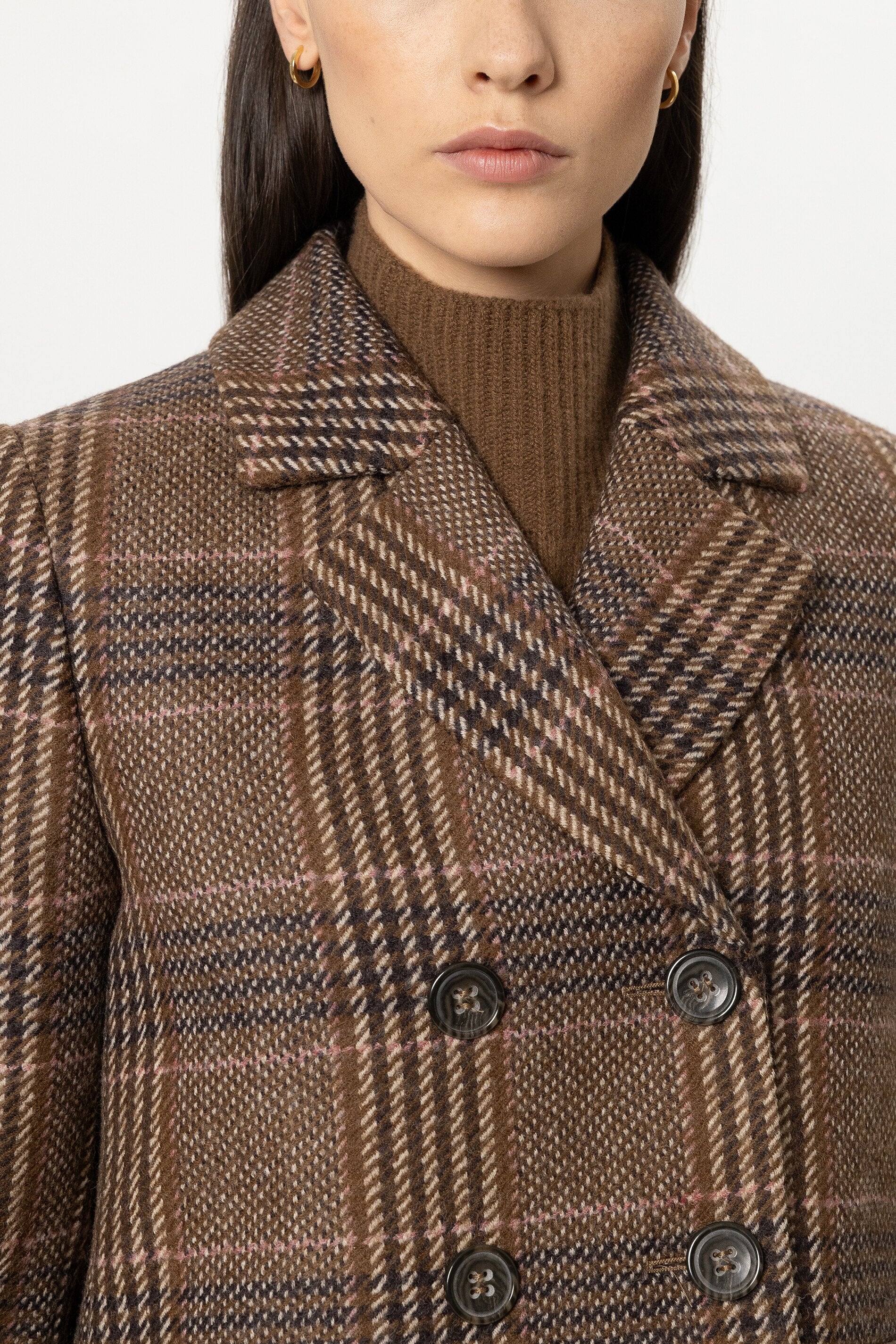Karo-Blazer aus Woll-Mix - multi - Standard | Model Detail
