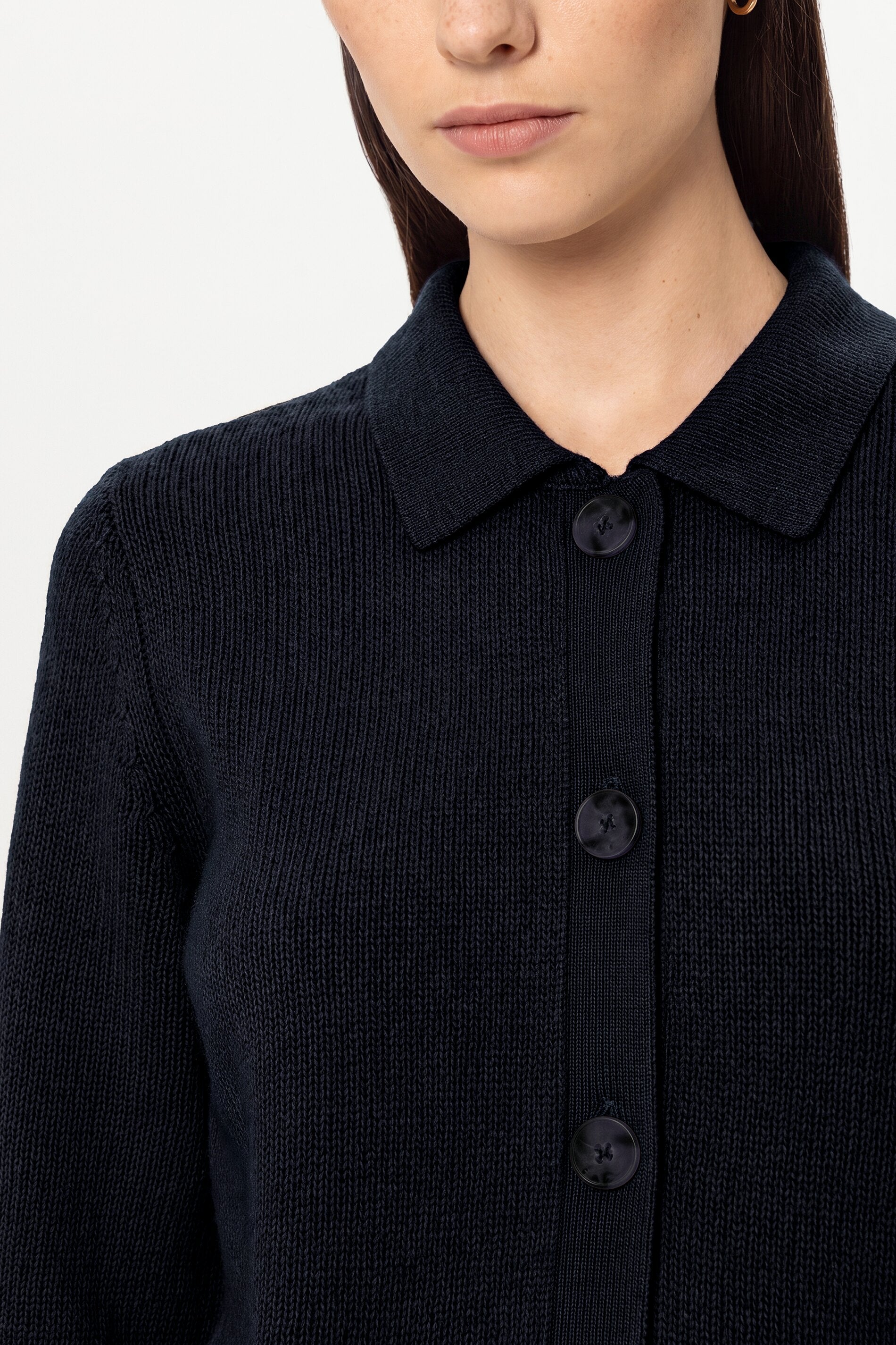 Cardigan aus Kaschmir-Mix - winter navy - Standard | Model Detail
